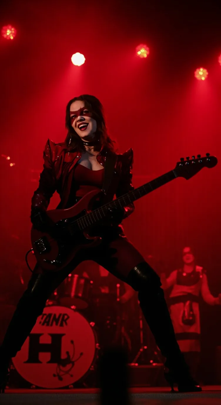 ai character: VOVV Villain Band background