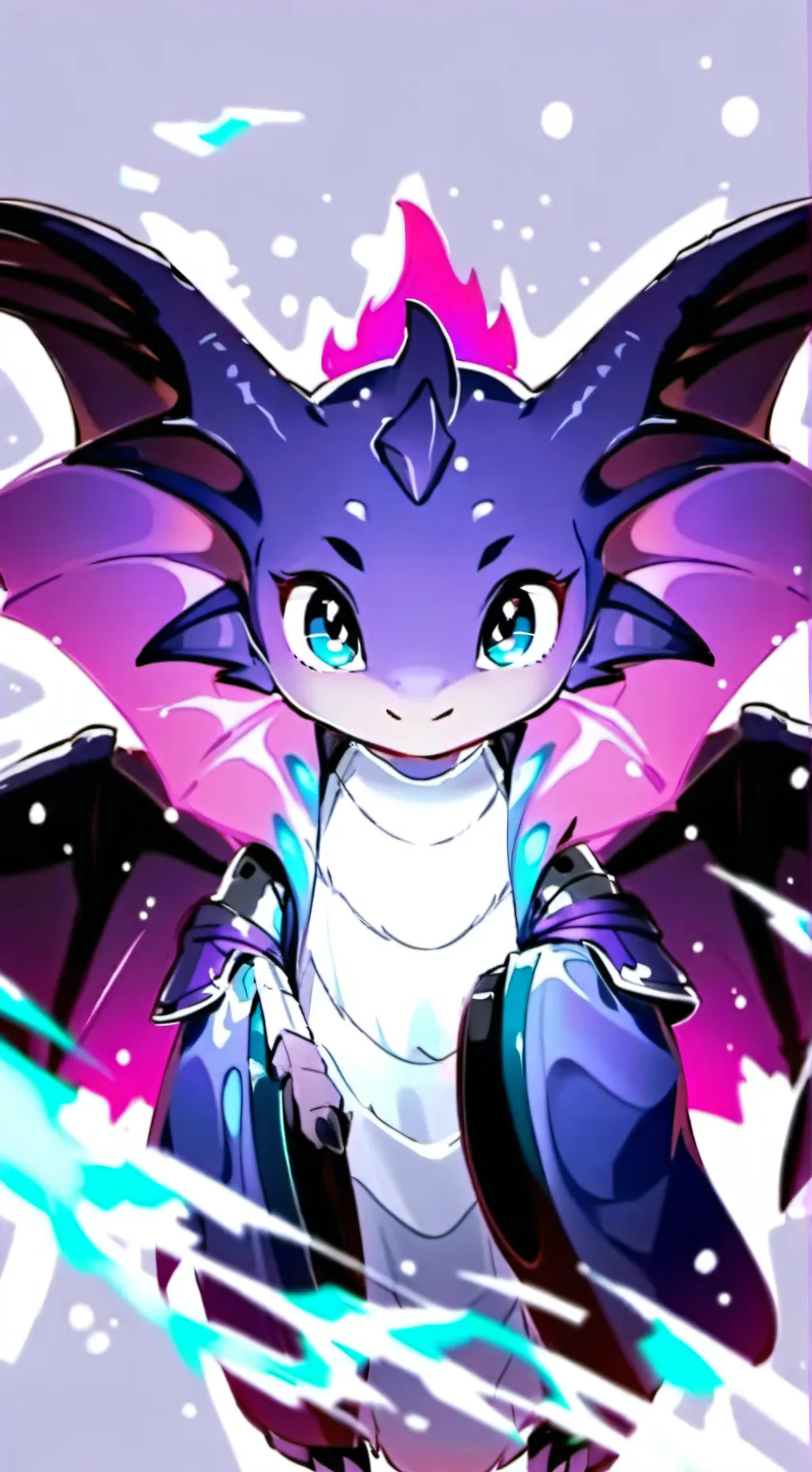 ai character: bebe dragon background