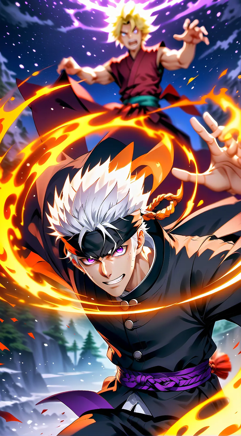 ai character: Satoru Gojo background