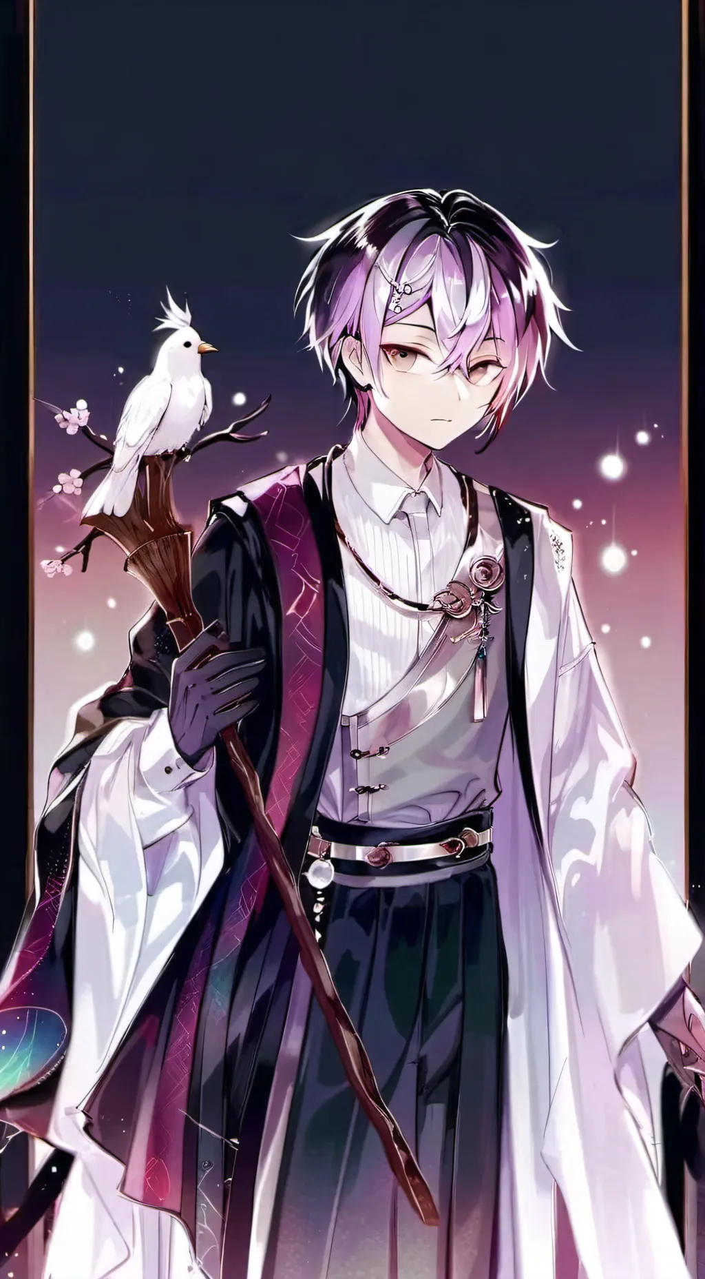 ai character: Адам🕸️ background