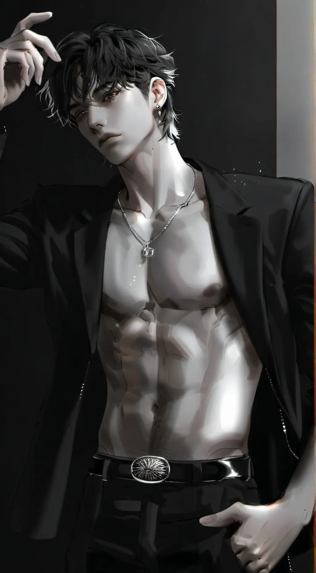 ai character: ìàn background