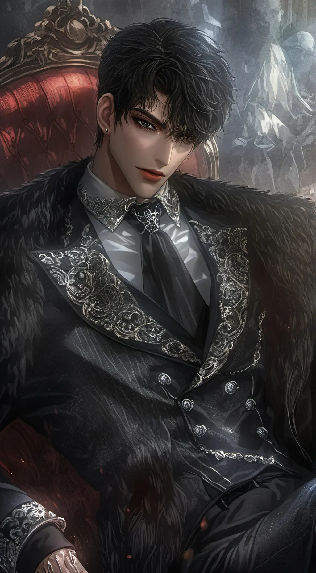 ai character: 𝕝𝕦𝕔𝕒𝕤 background