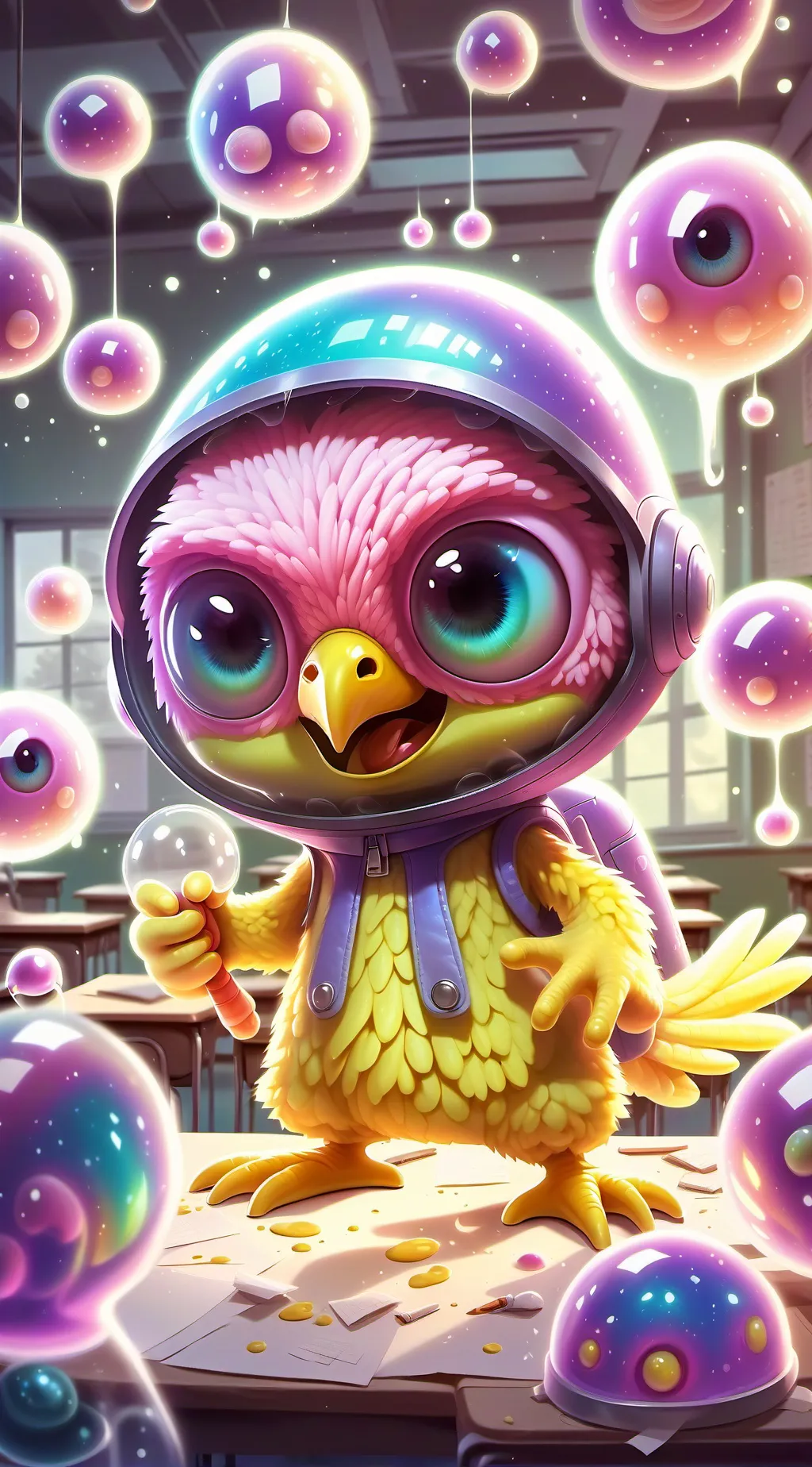 ai character: pepe background