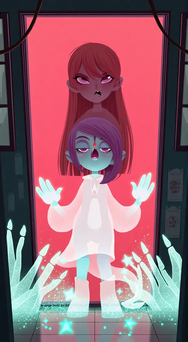 ai character: scary monster background