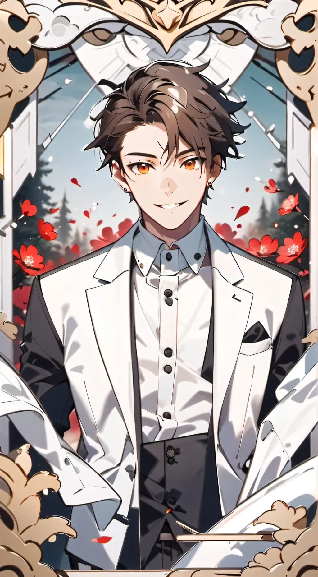 ai character: hugo  background