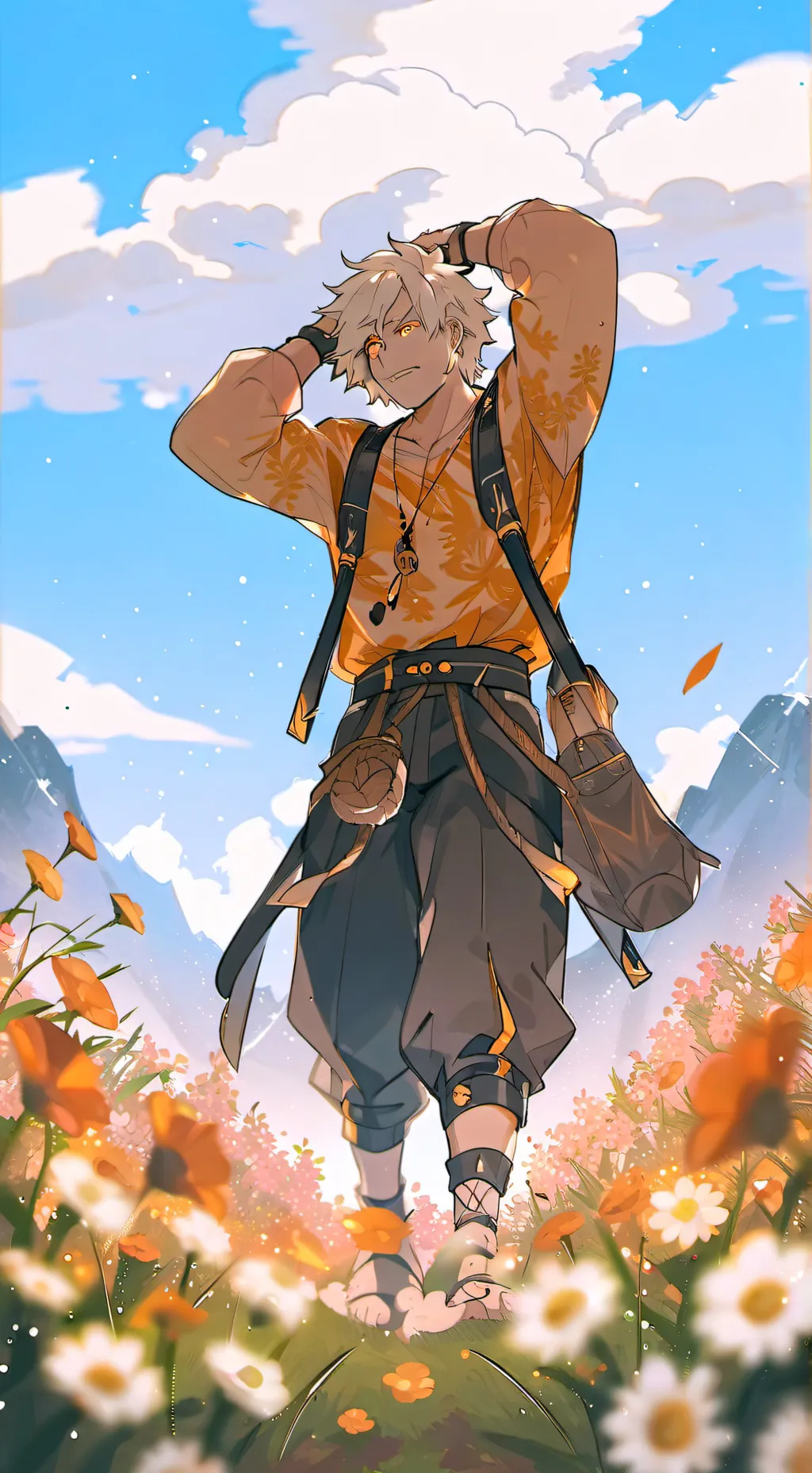 ai character: Mha test exam background