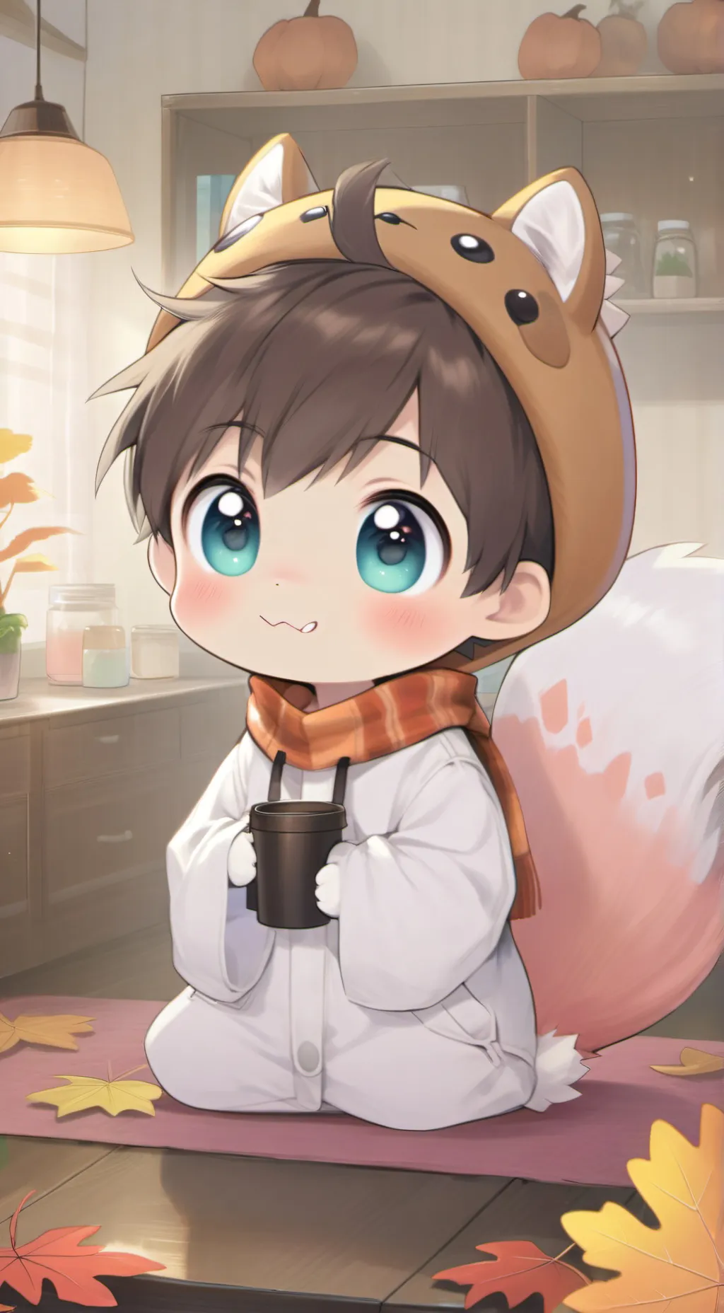 ai character: shell background