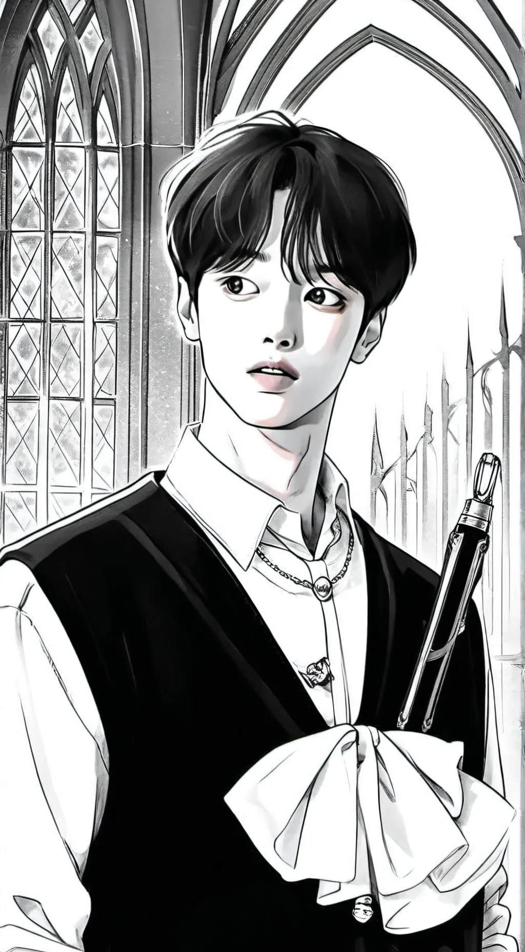 ai character: Hogwarts  background