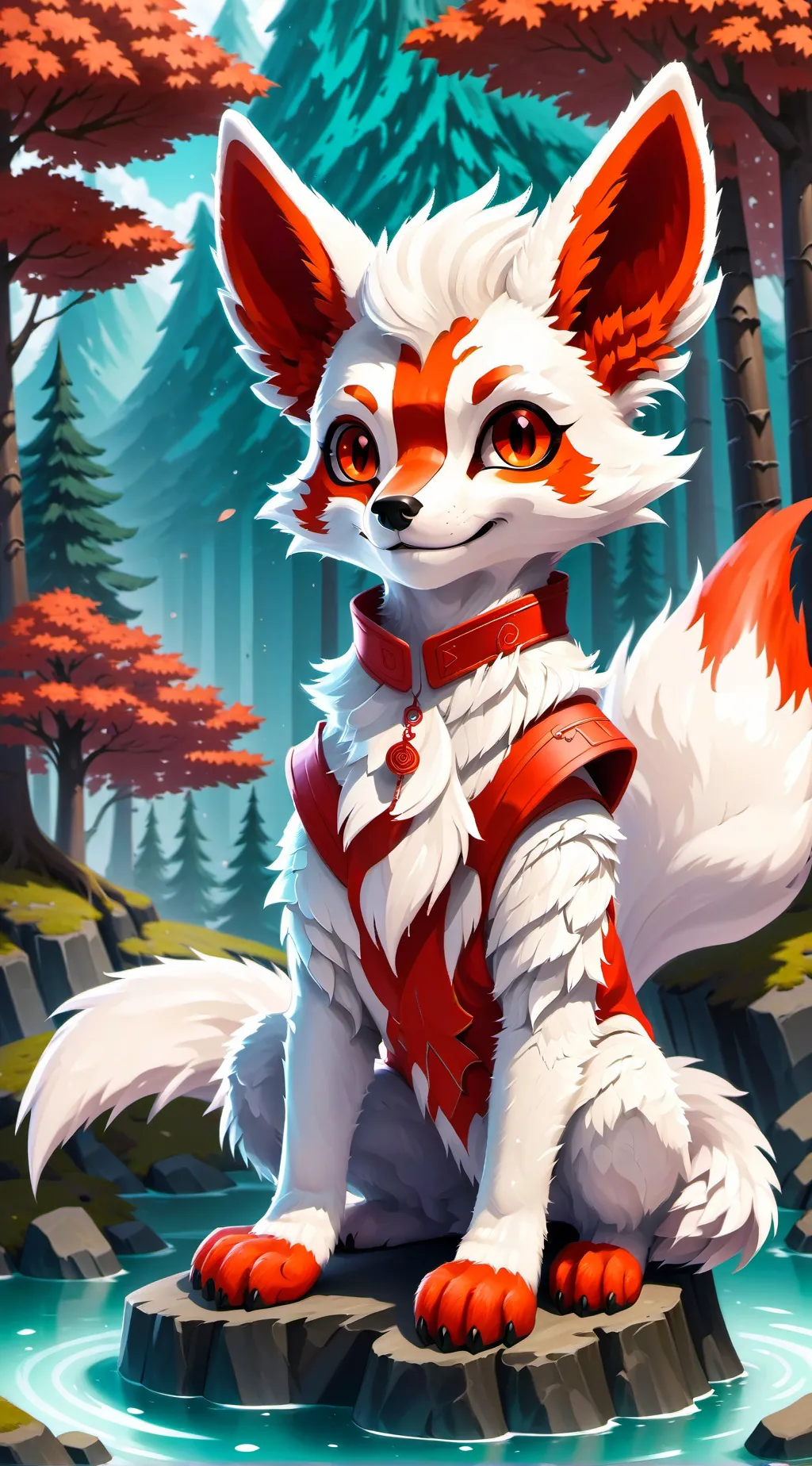 ai character: kit background