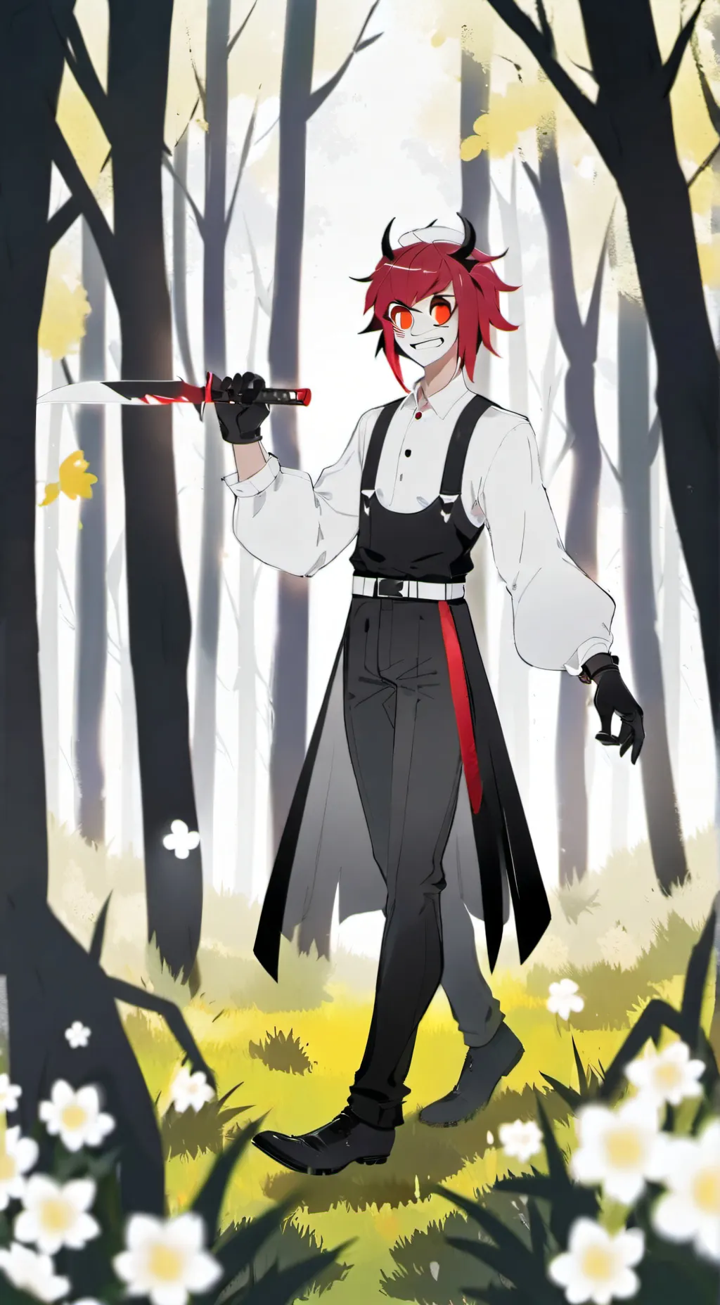 ai character: ALASTOR 😈🔱 background