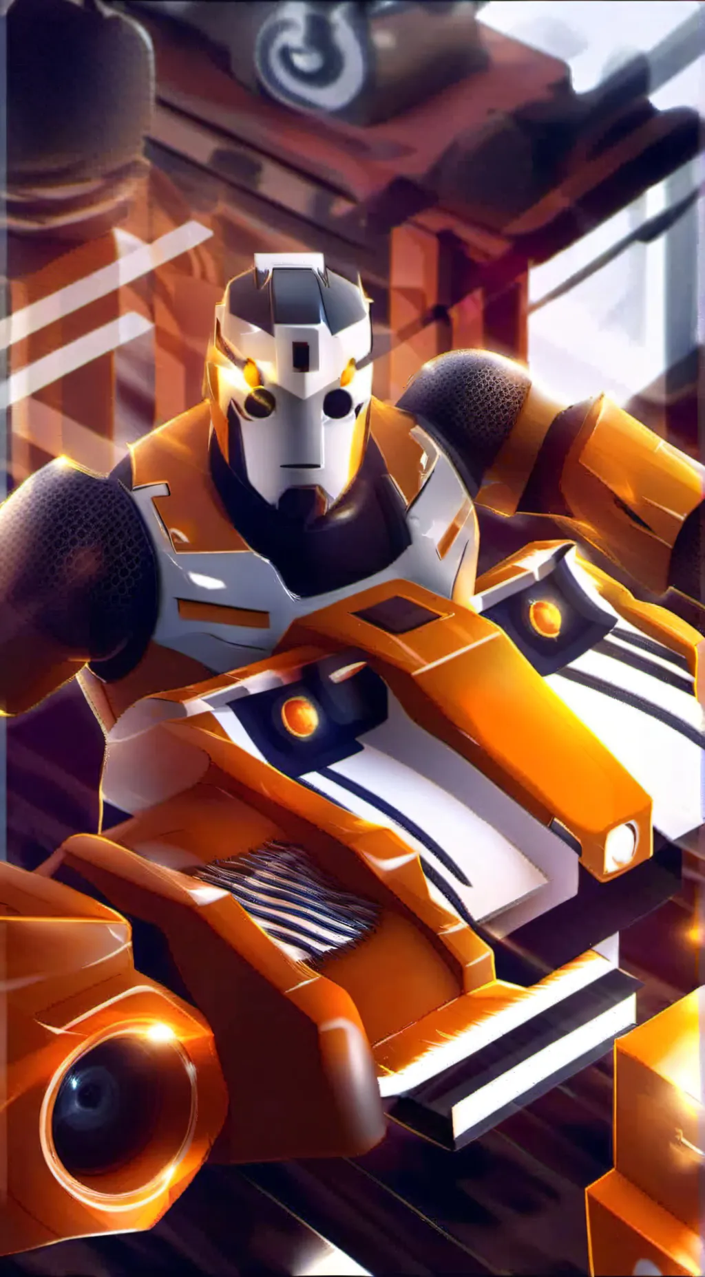 ai character: Bumblebee  background