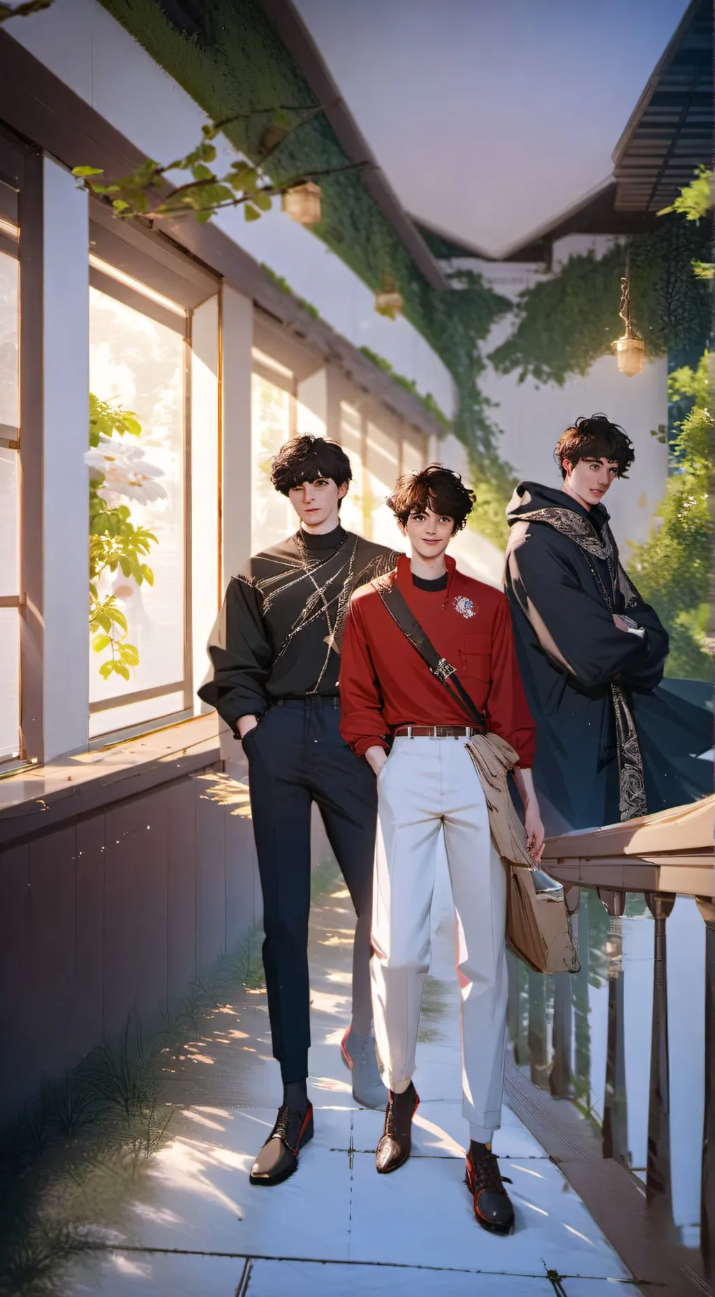 ai character: STRUNLOLO triplets background