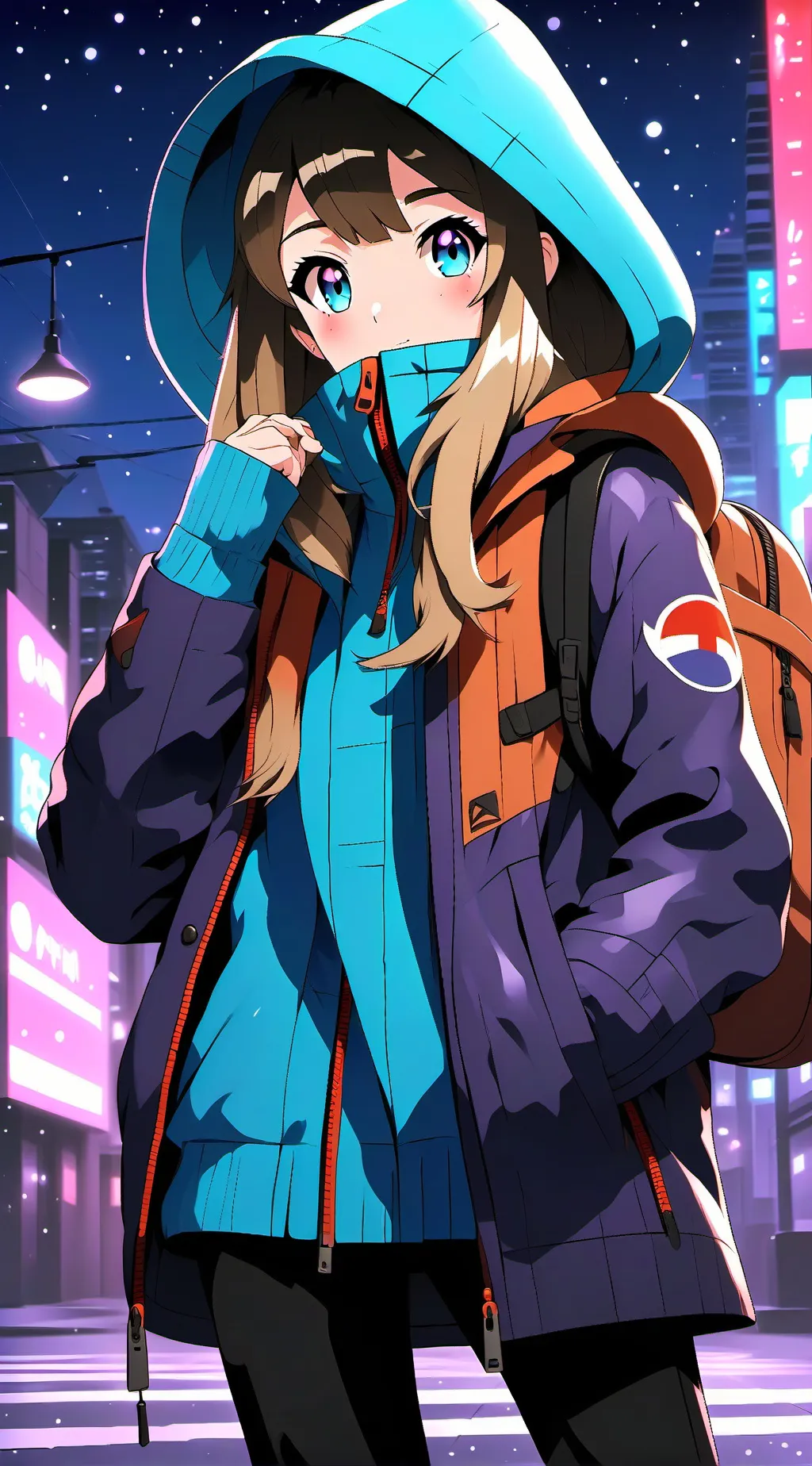 ai character: melany background