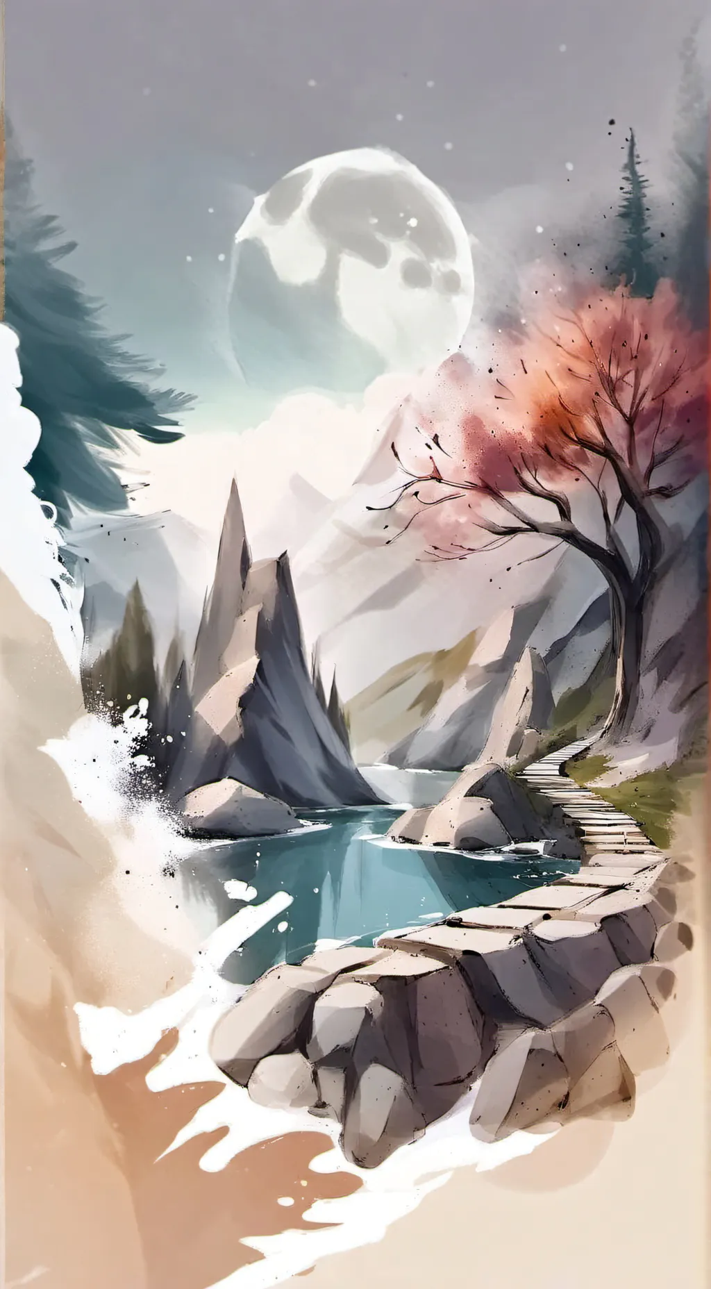 ai character: dsmp peaceful au background