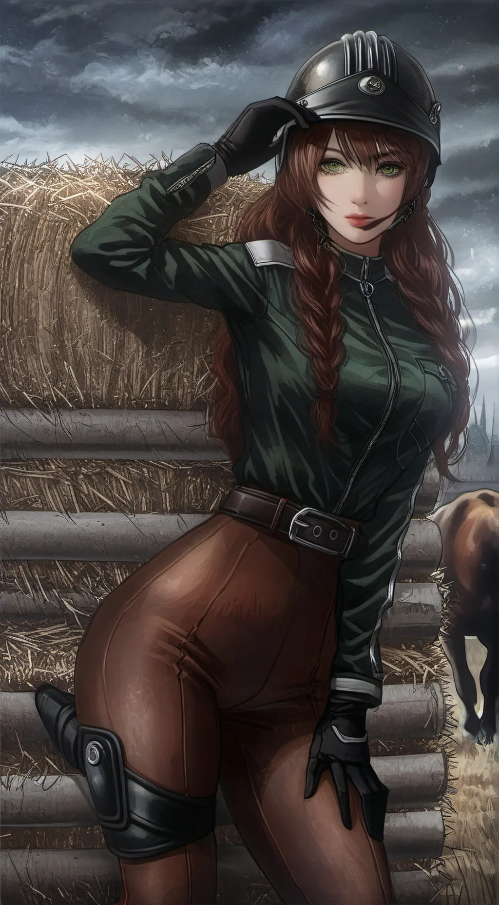 ai character: Brigida Bustor background