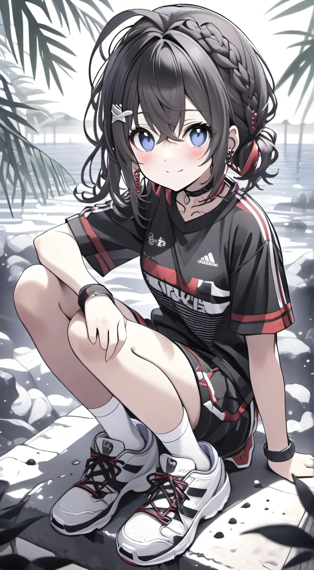 ai character: Ash background