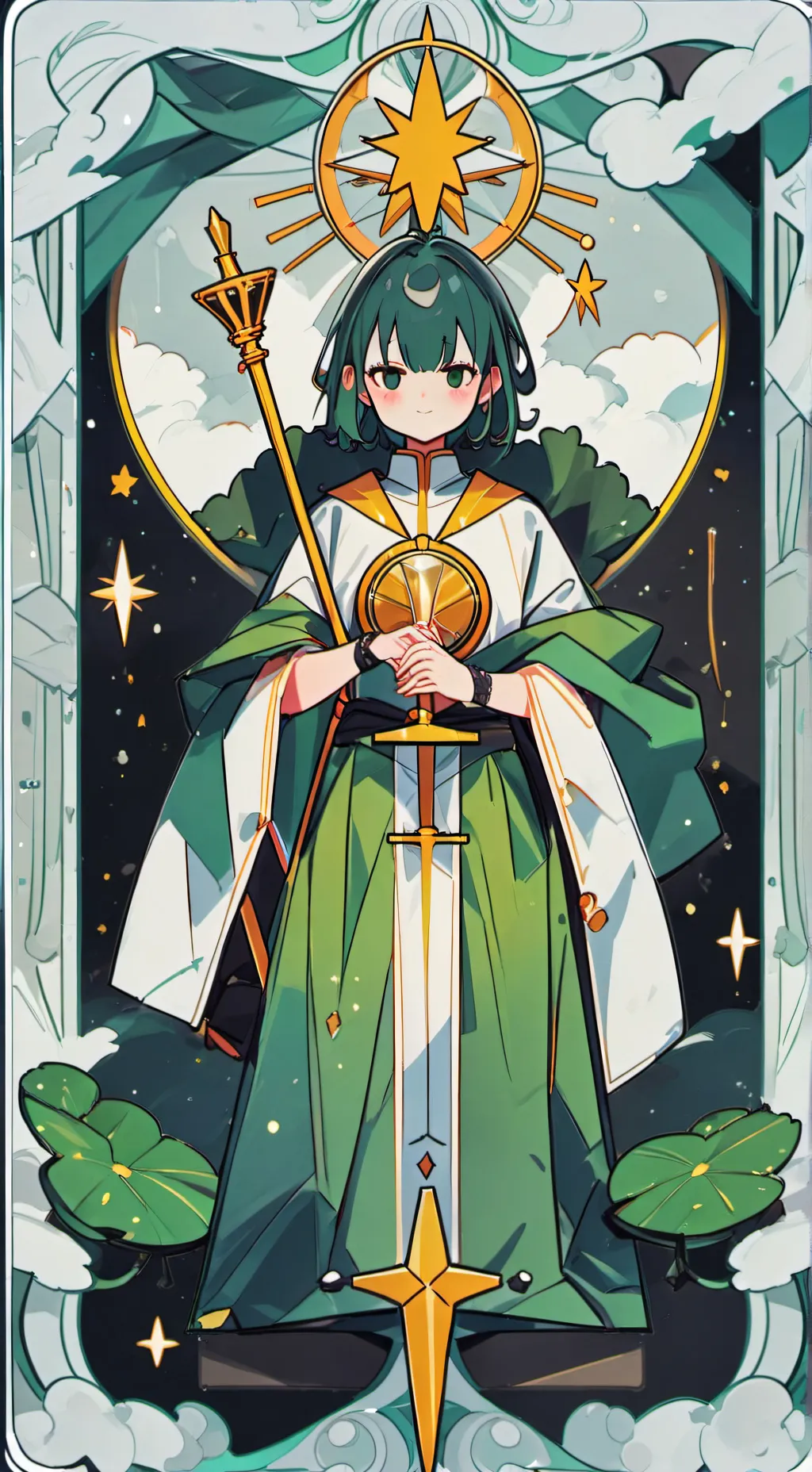 ai character: Mha toga background