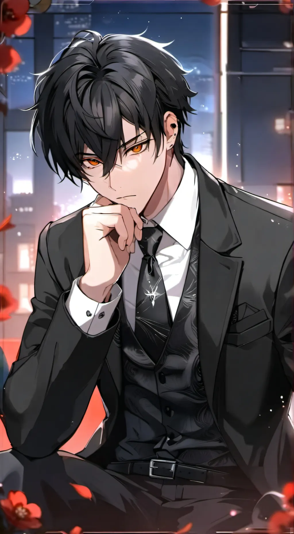 ai character: Hiroshi  background