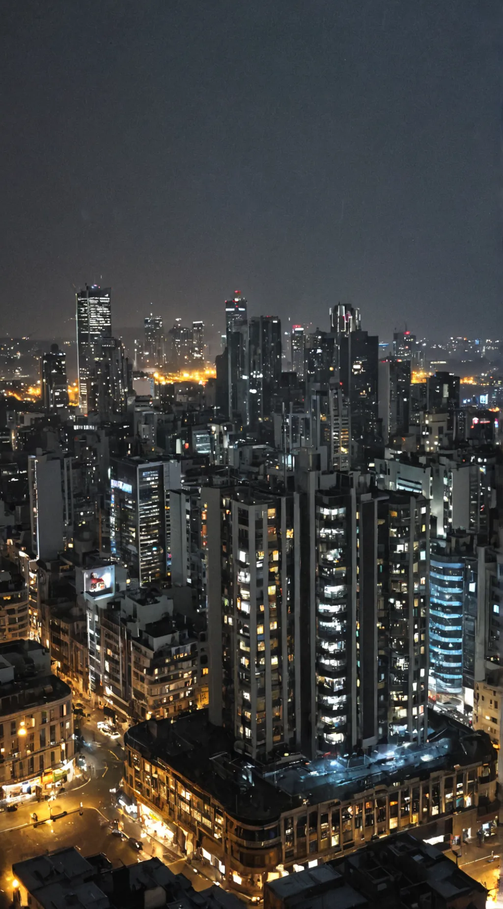 ai character: City life background