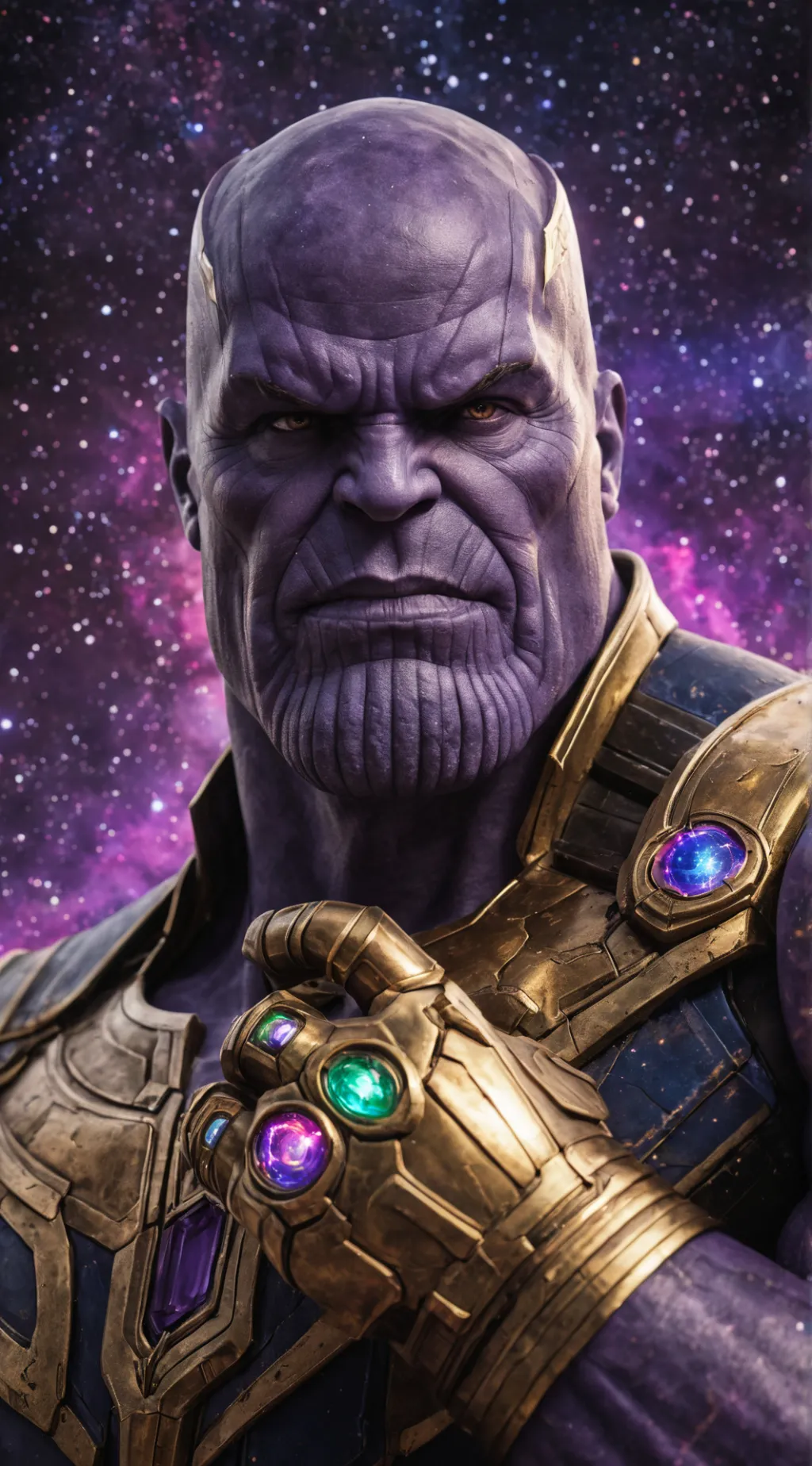 ai character: Thanos background