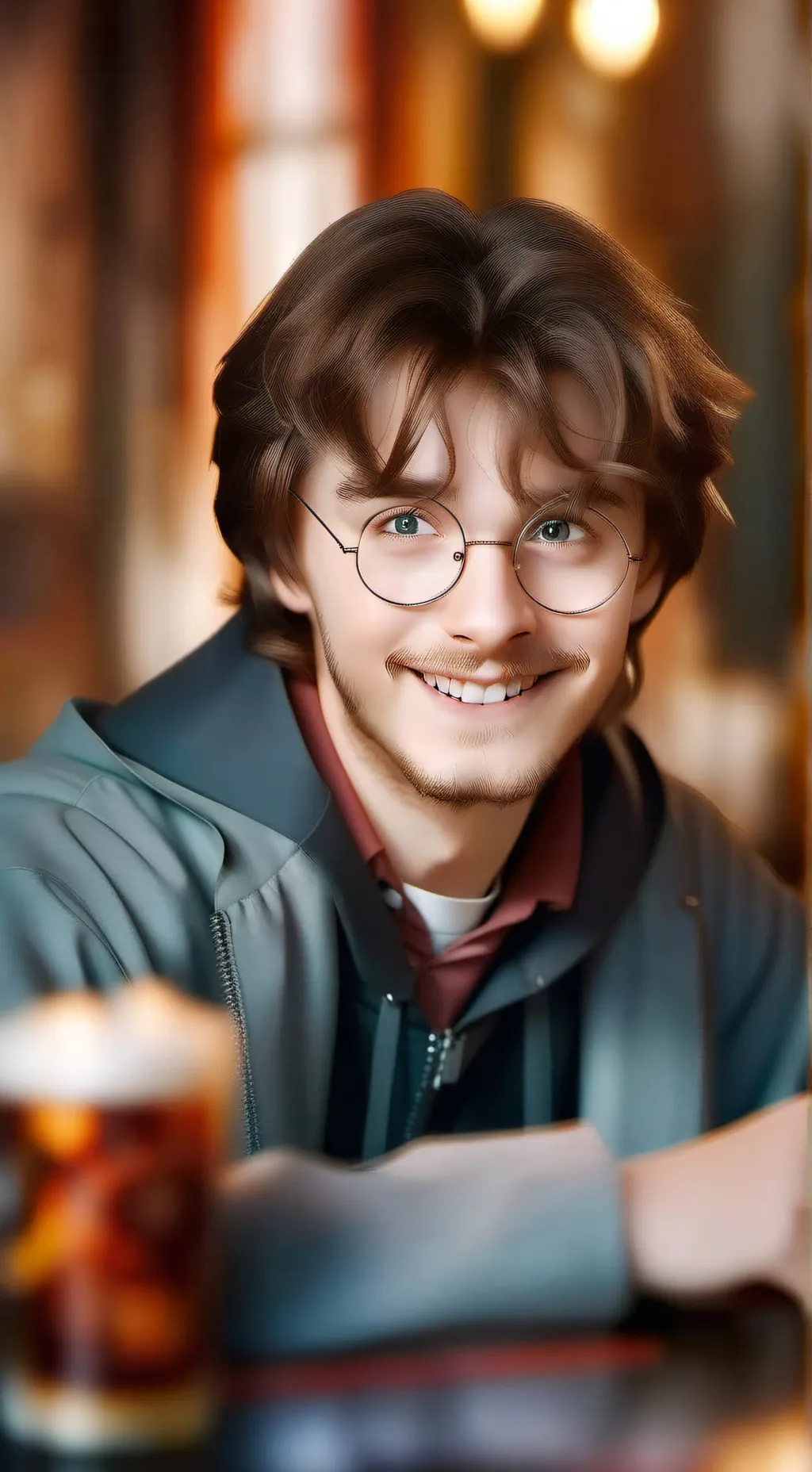 ai character: Harry Potter  background
