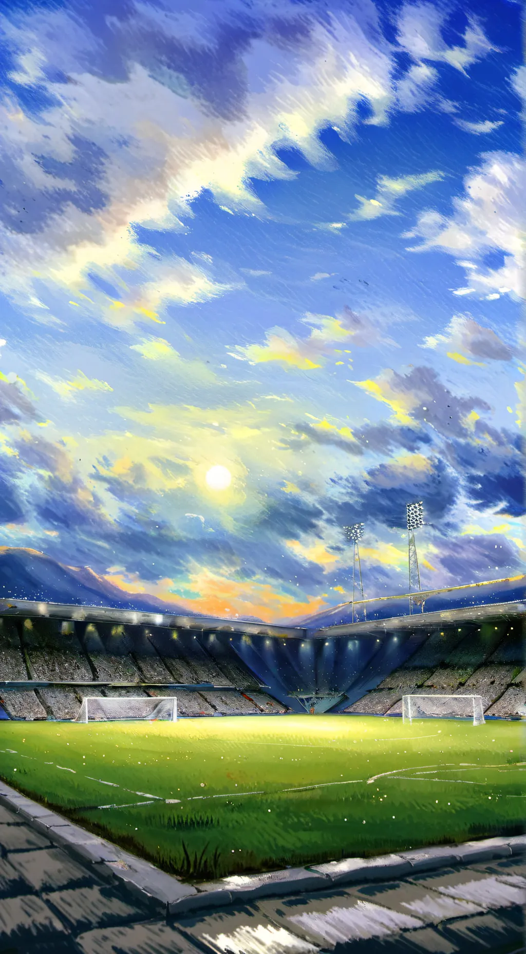 ai character: BLUE lock background