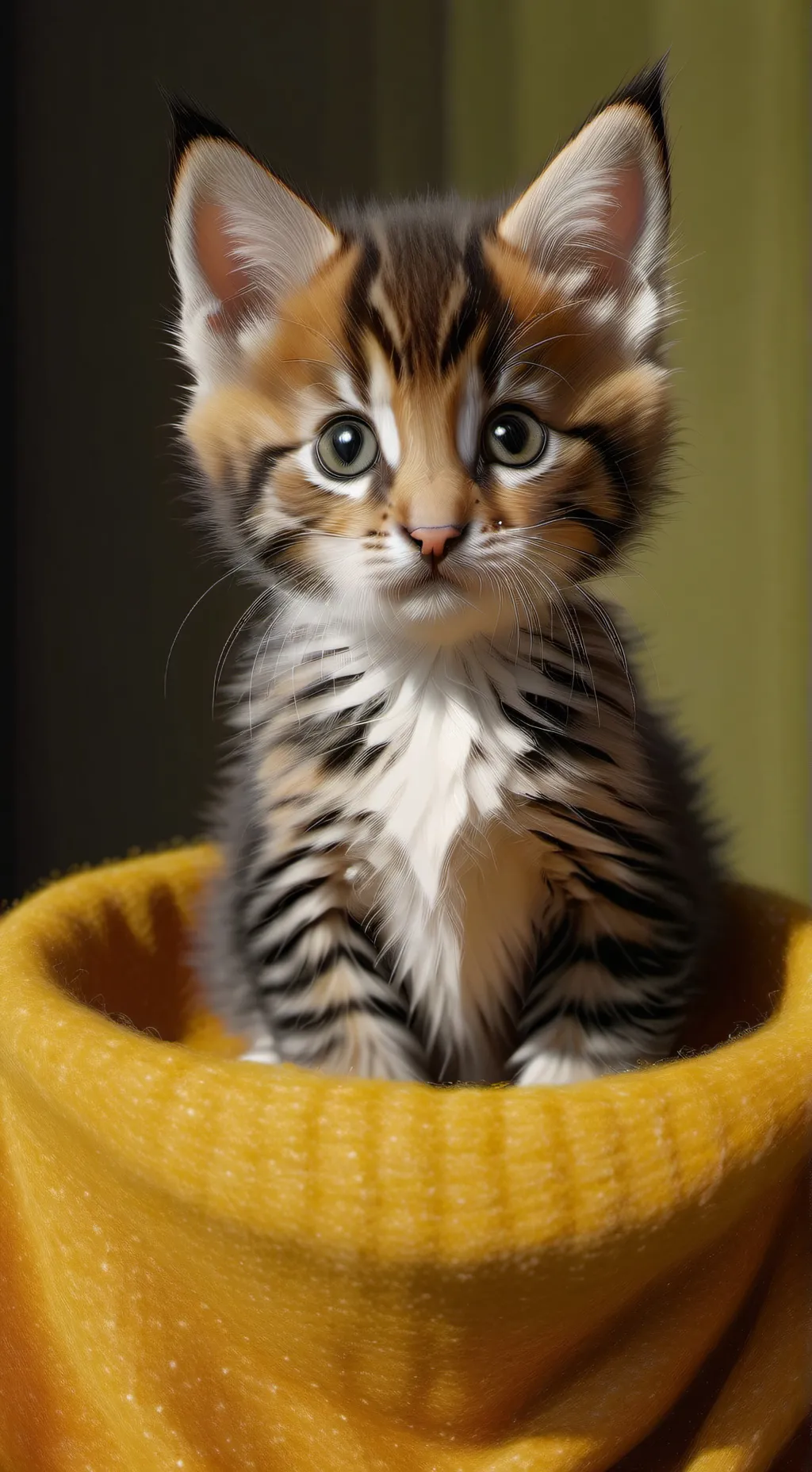 ai character: Kitty  background