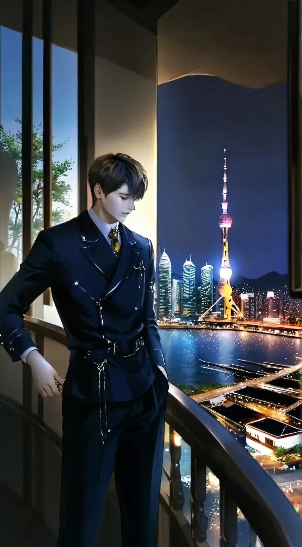 ai character: дима background