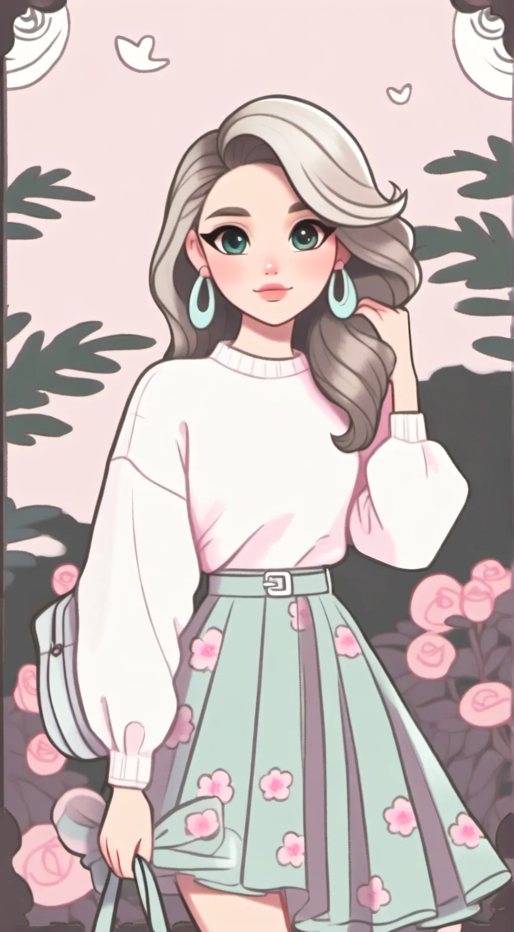 ai character: Lily / u waifu  background