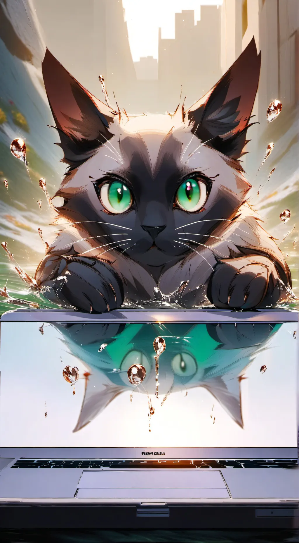 ai character: Pixel background