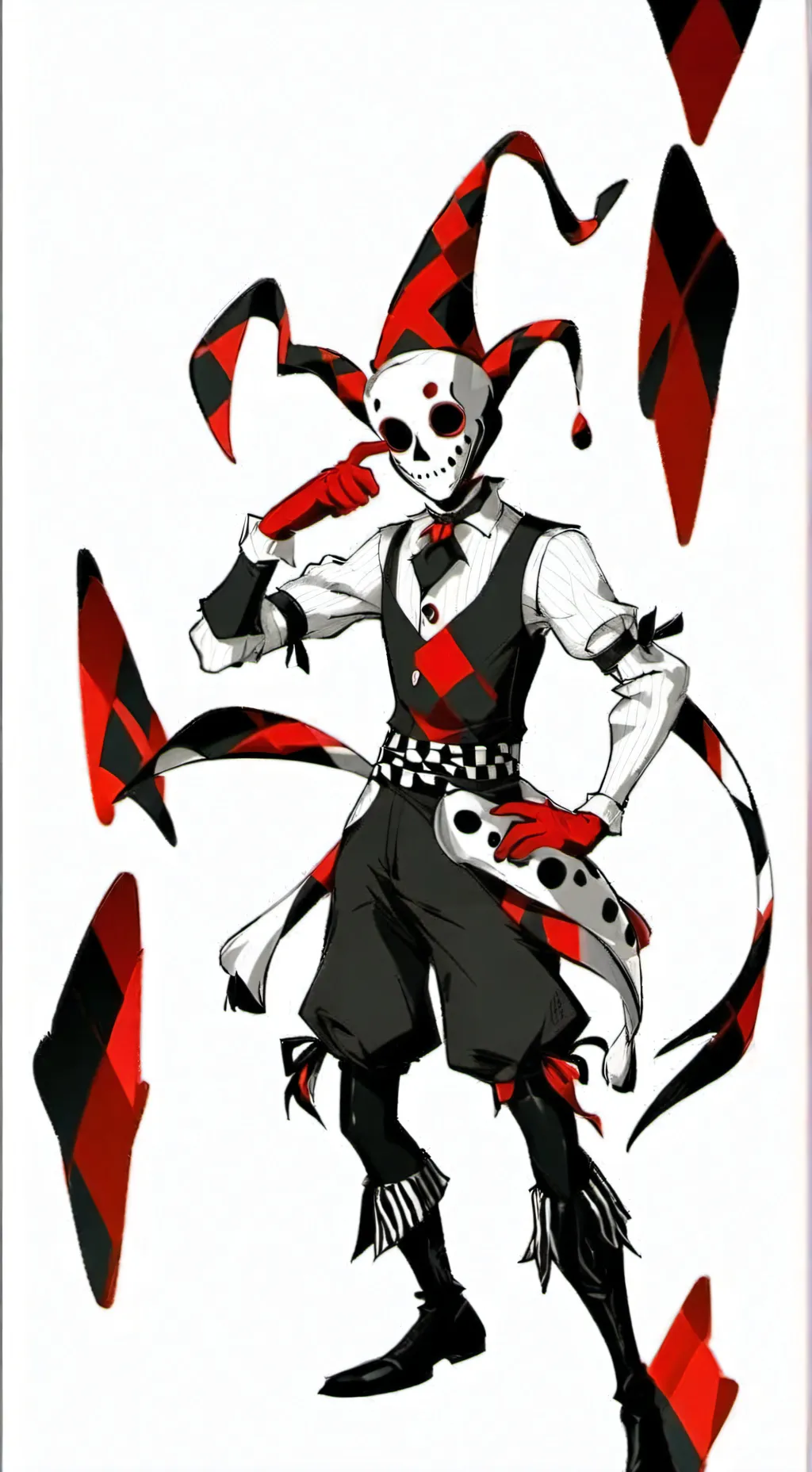 ai character: Smiley  background