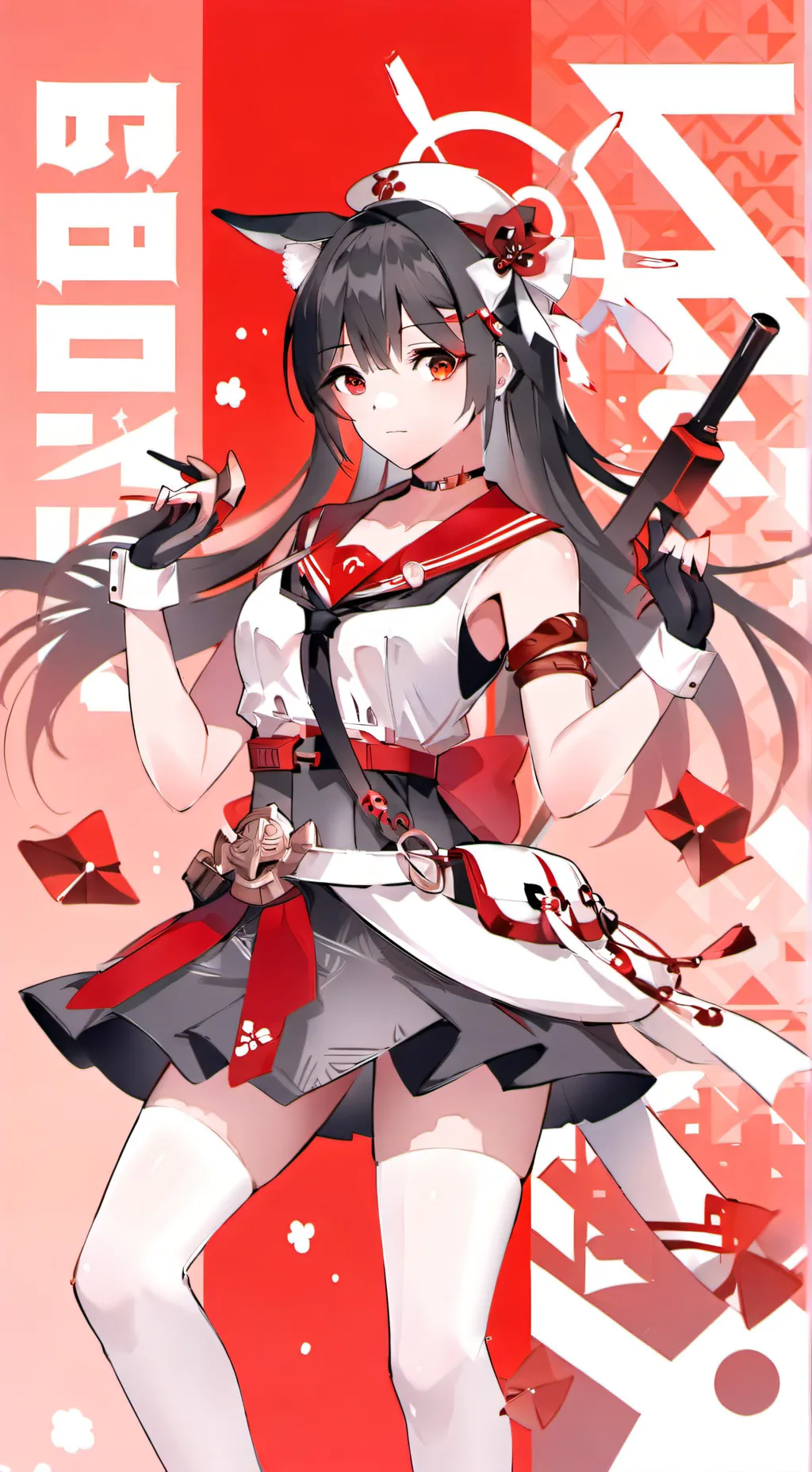 ai character: Tsubaki 💮2 GF💮 background