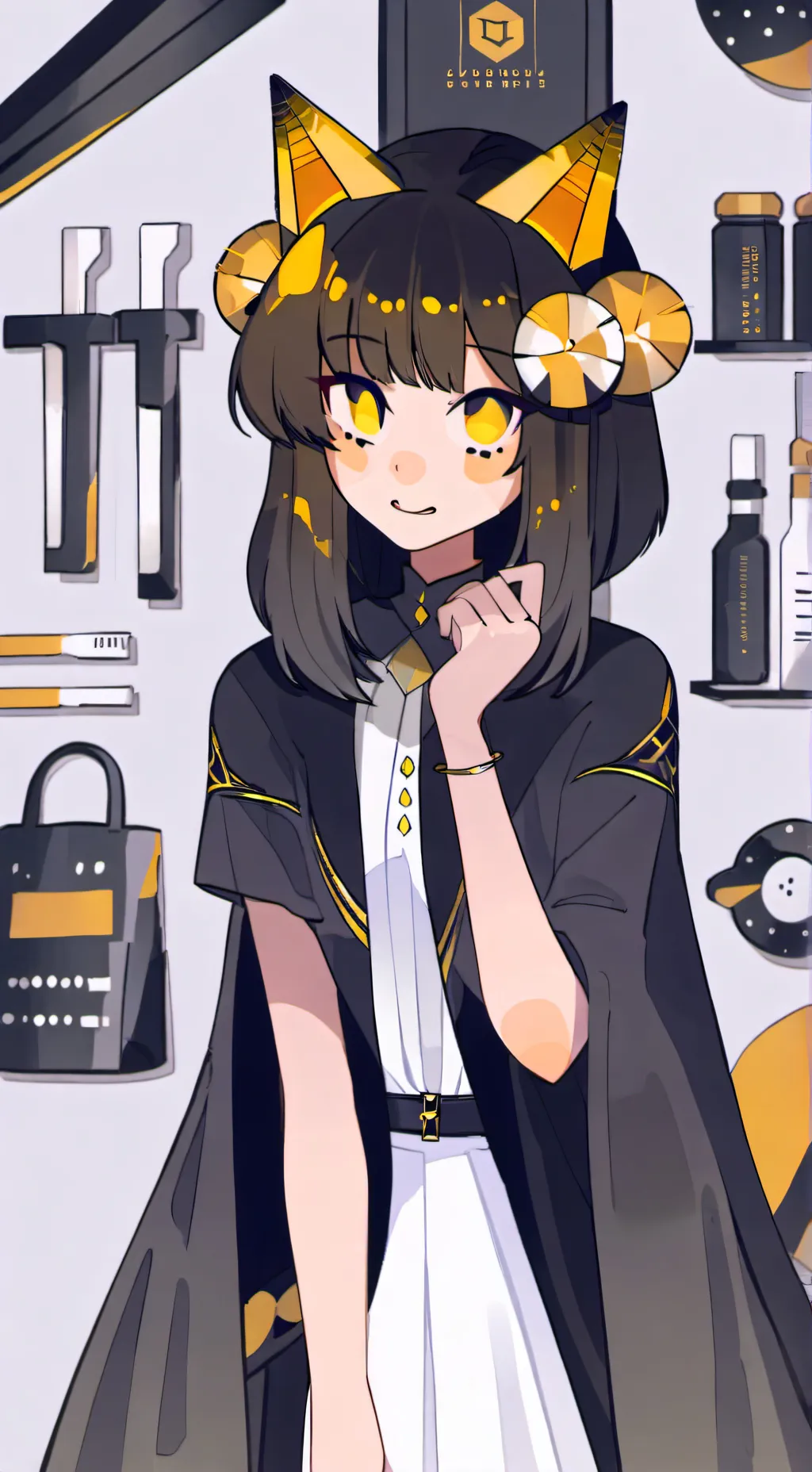 ai character: Cyn background