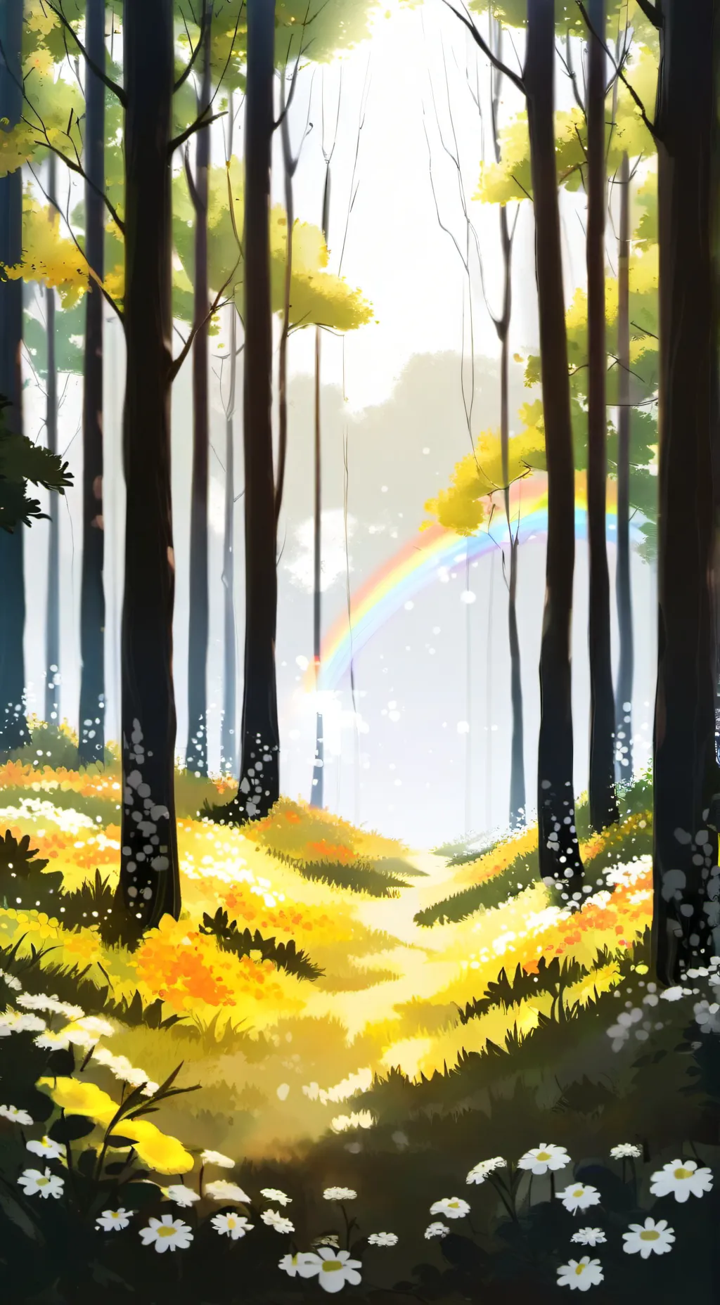 ai character: ☁️colour of fate 🌈 background