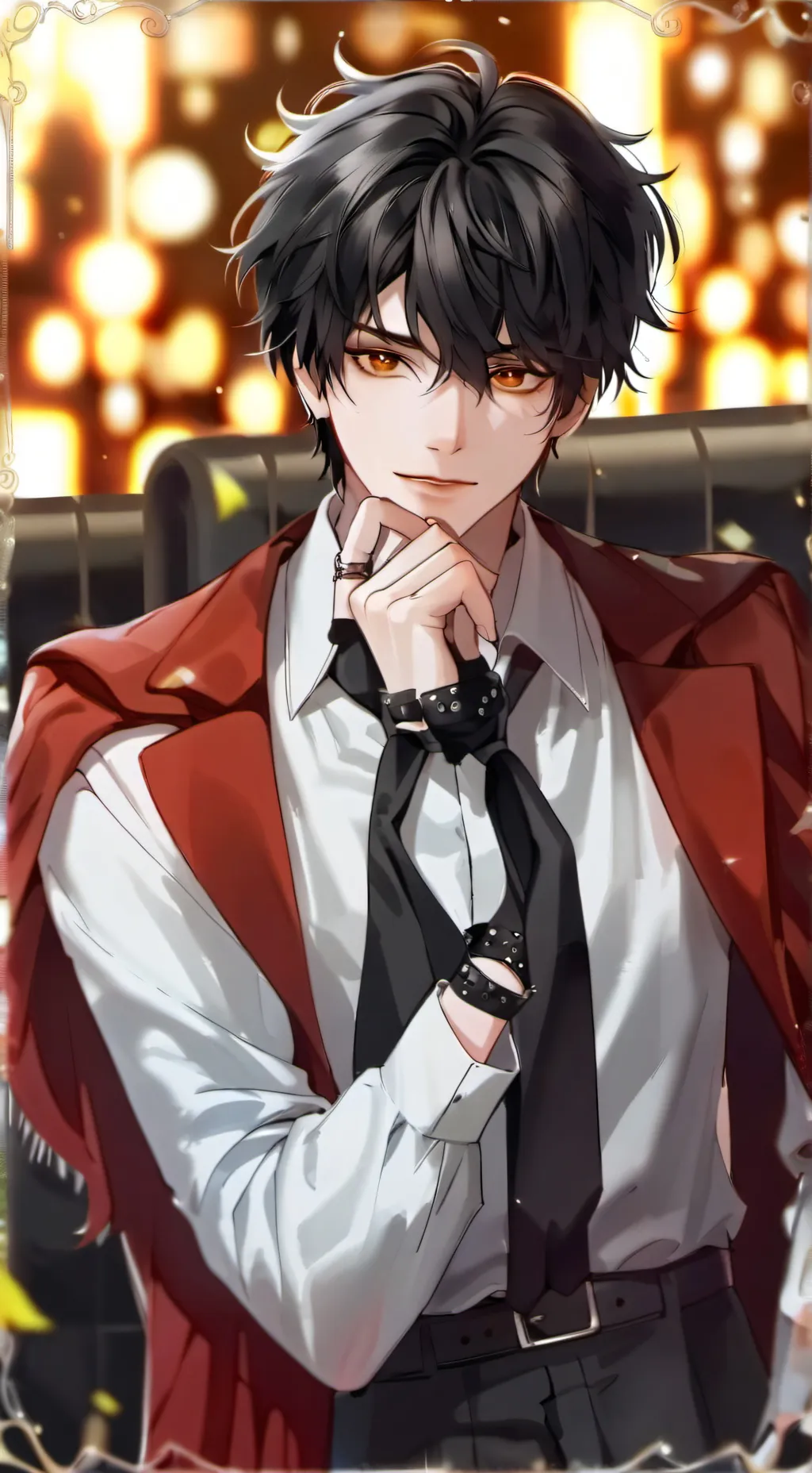 ai character: ★.:°Adam°:.★ background