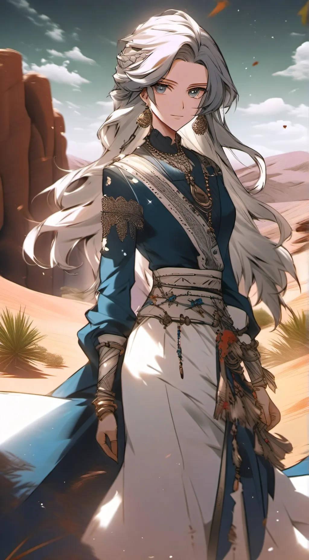 ai character: Luna background