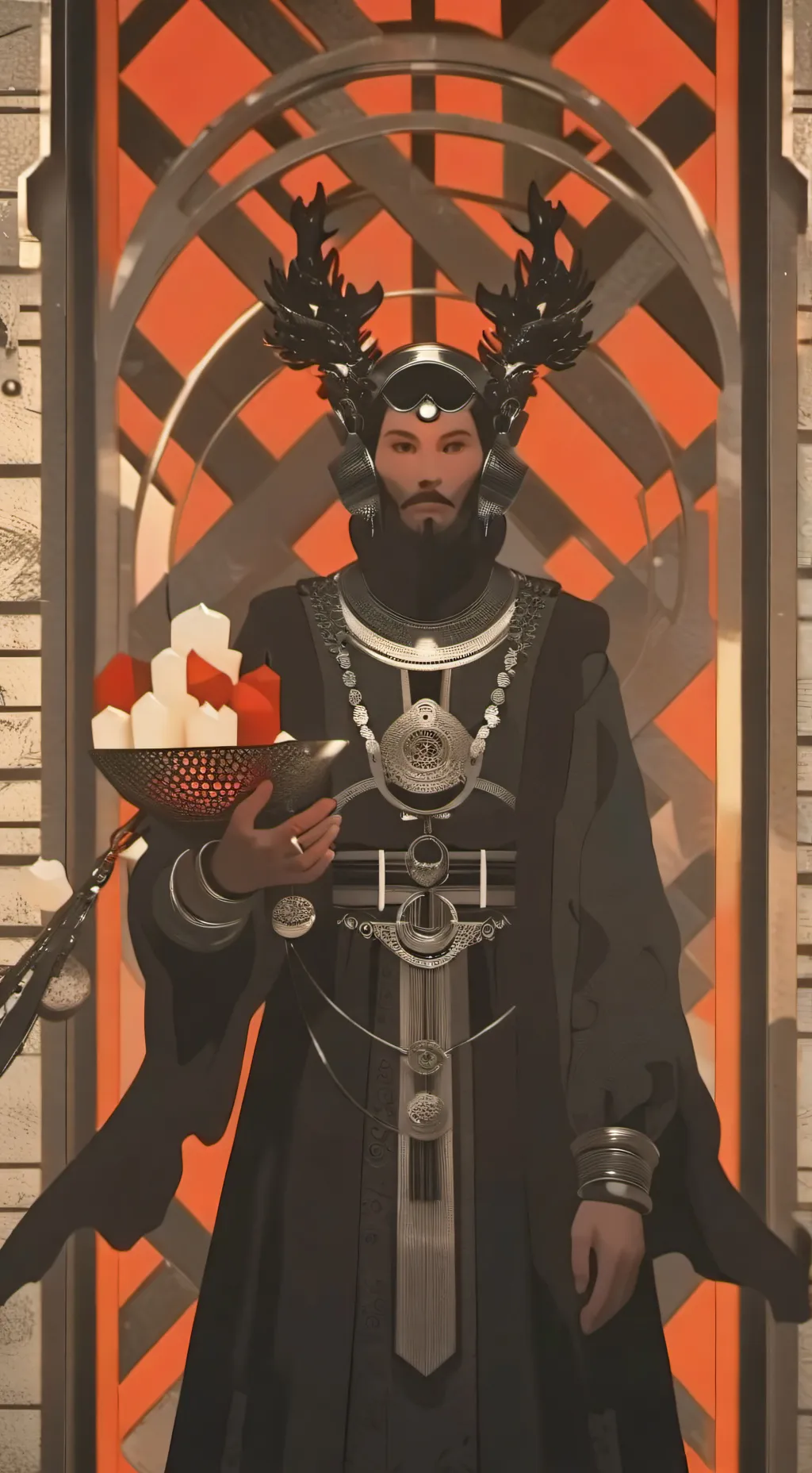 ai character: titán speaker  background