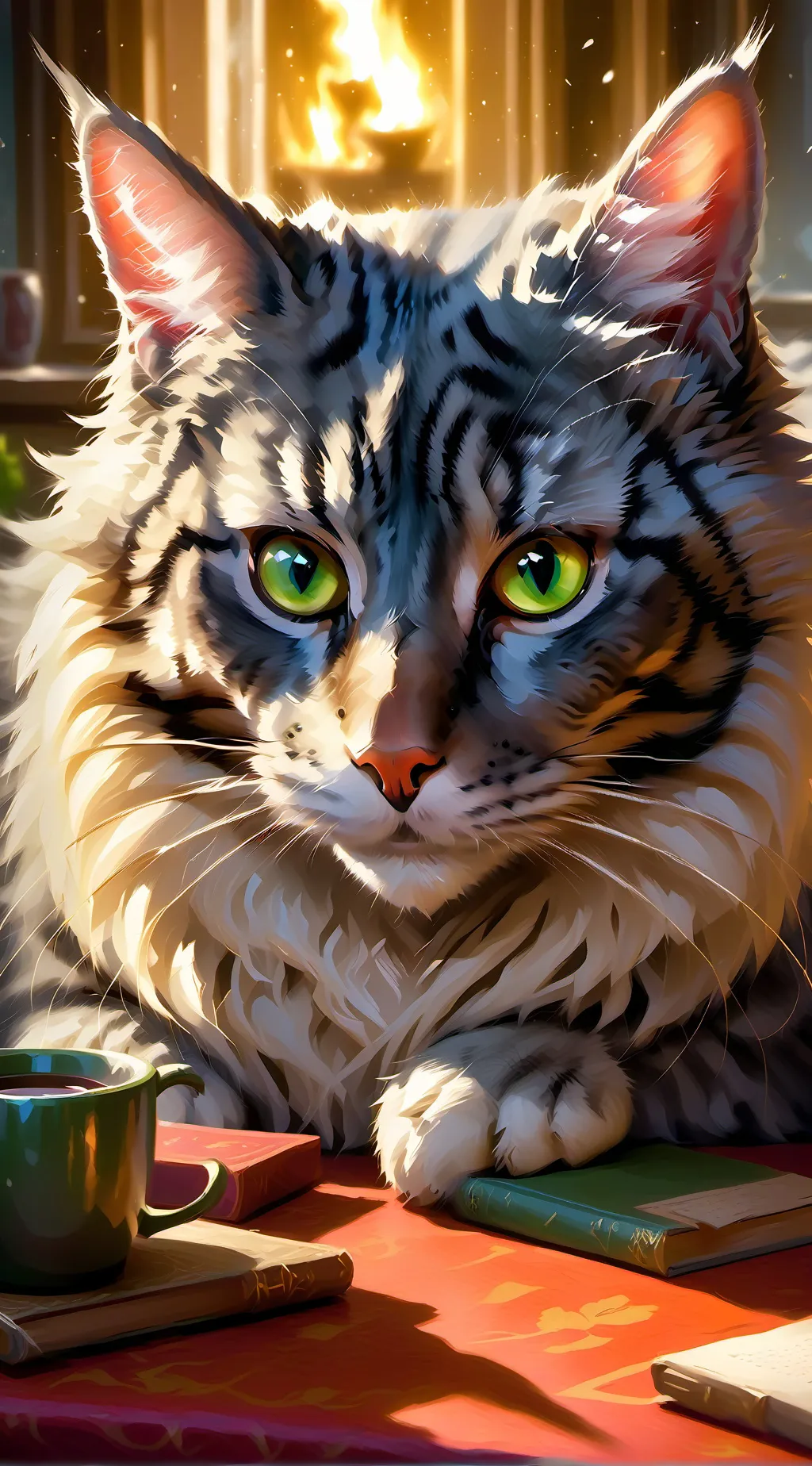 ai character: Whiskers background