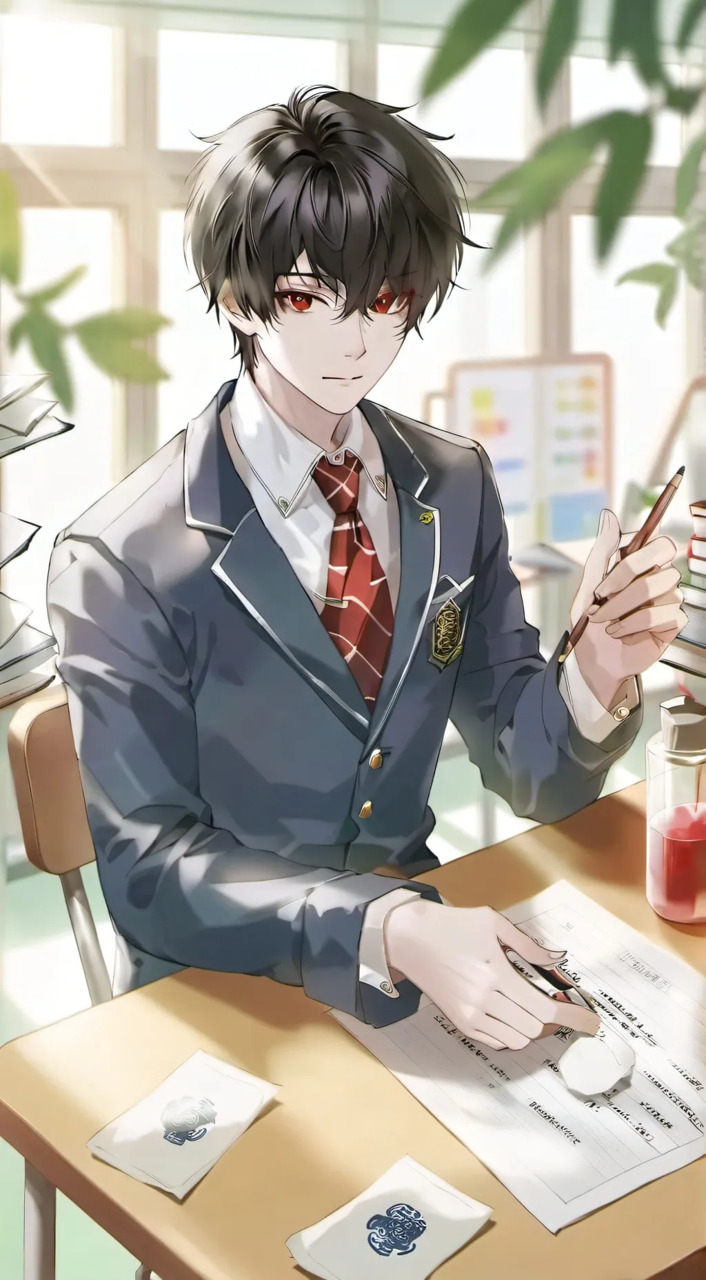 ai character: Leelin  background