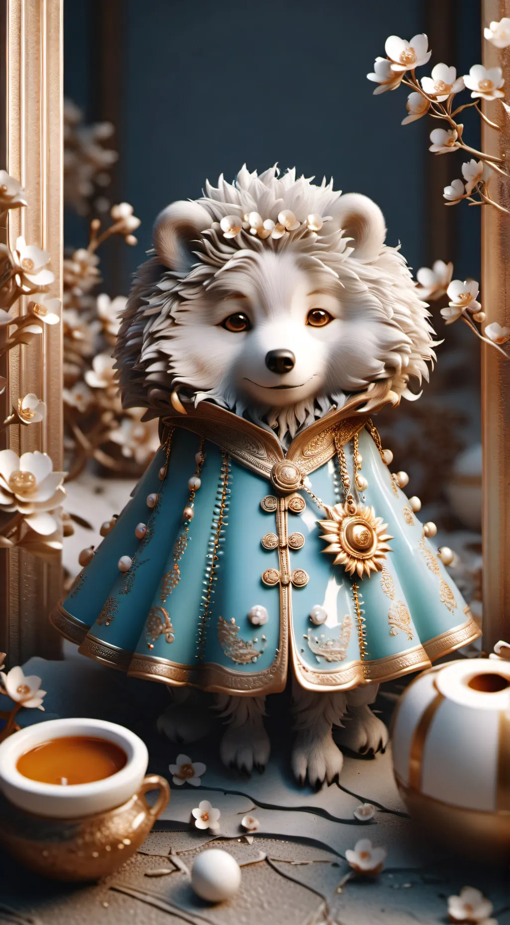 ai character: browni background