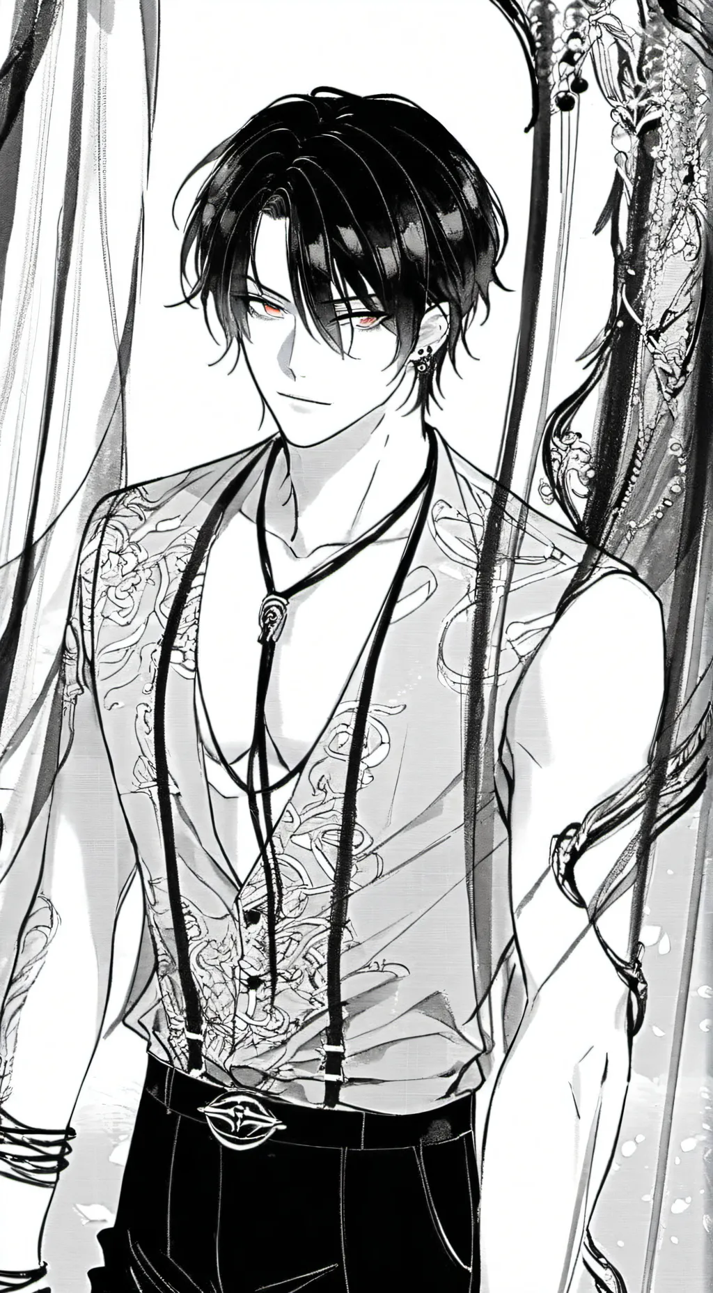 ai character: Azazel  background