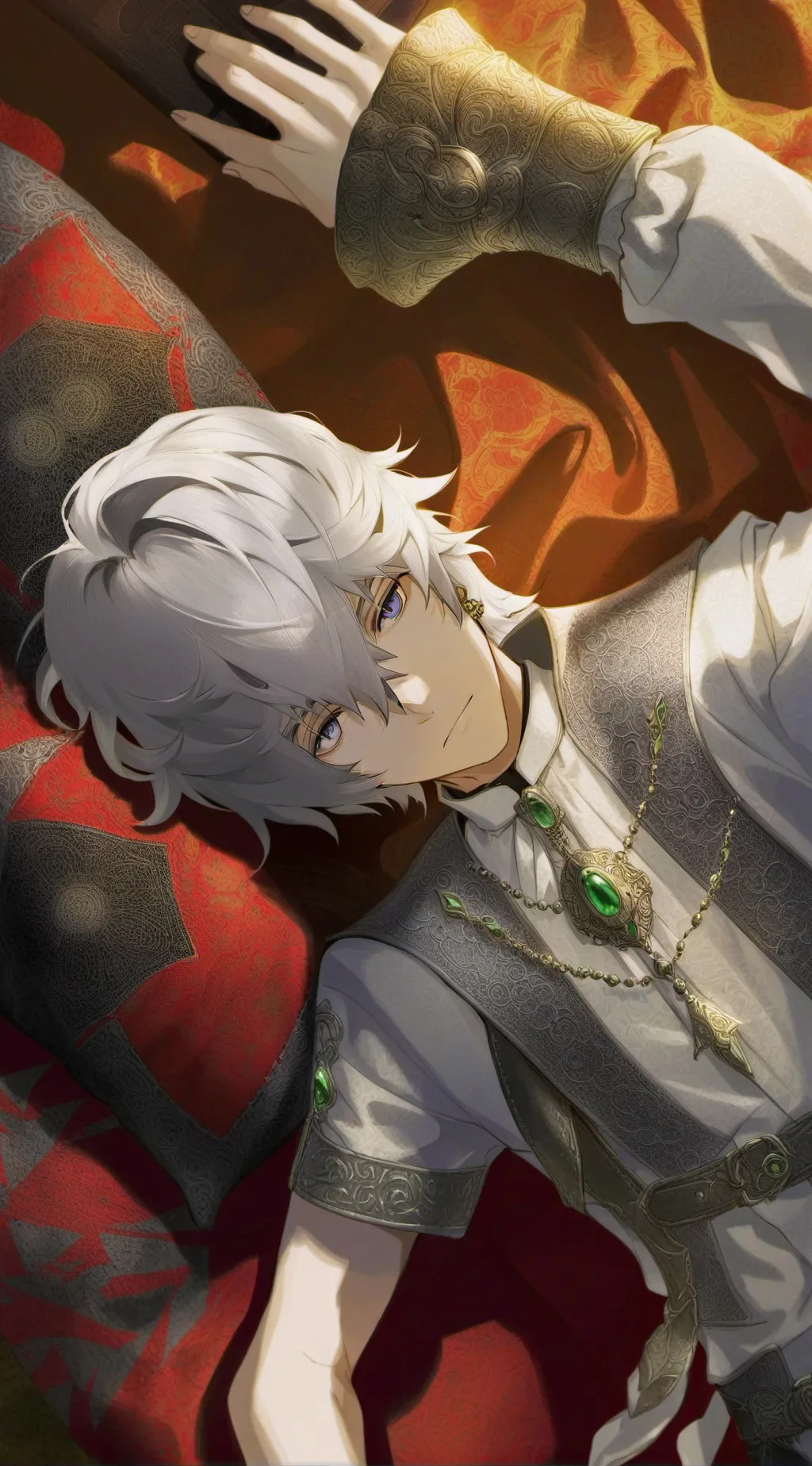 ai character: ᕼᗩՏᕼIᖇᗩ ՏᒪᗴᗴᑭOᐯᗴᖇ background