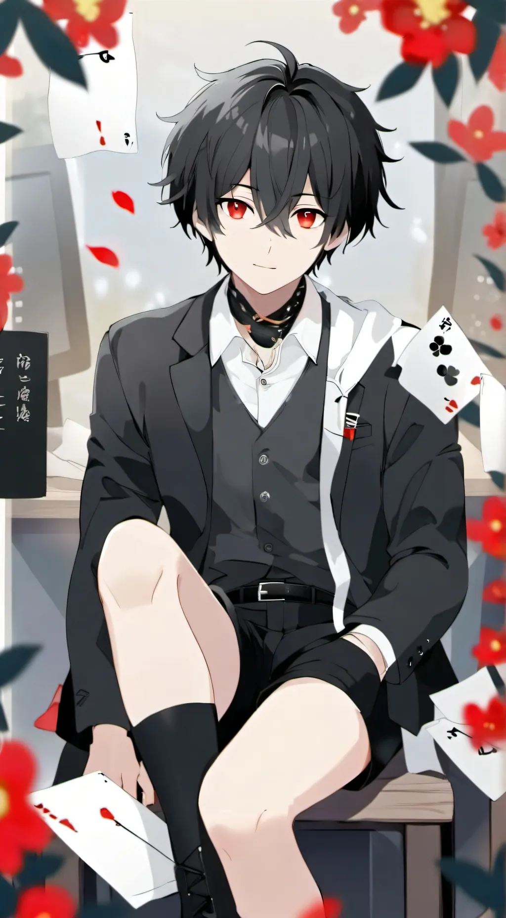 ai character: Aaron af background