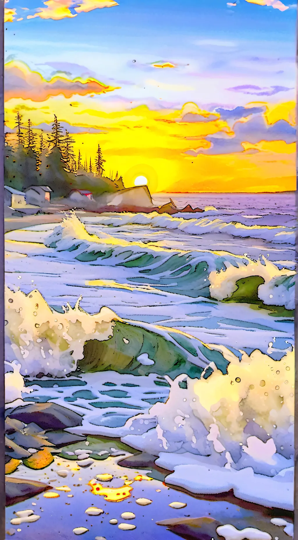 ai character: tomyoka  background