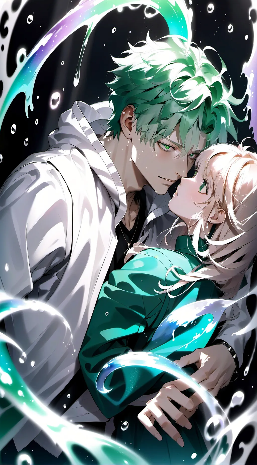 ai character: Bakugo love  background