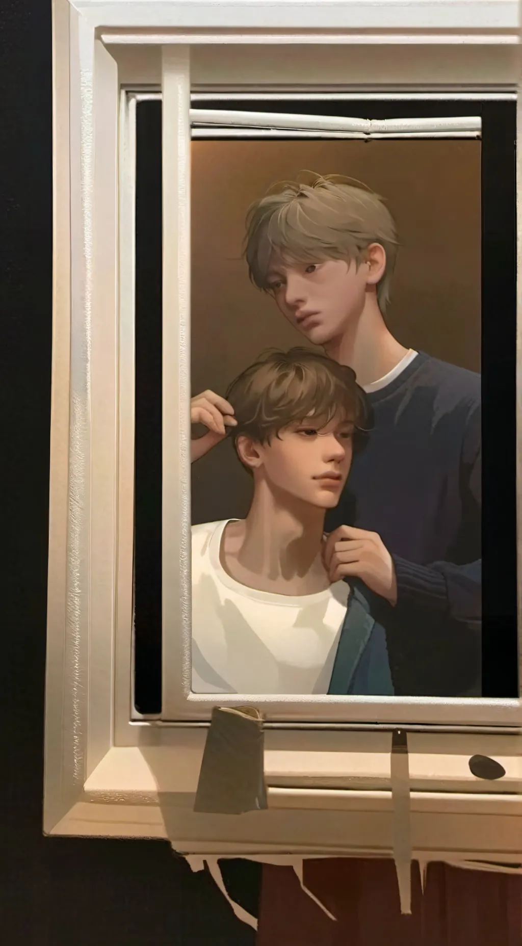 ai character: Макс и ден background