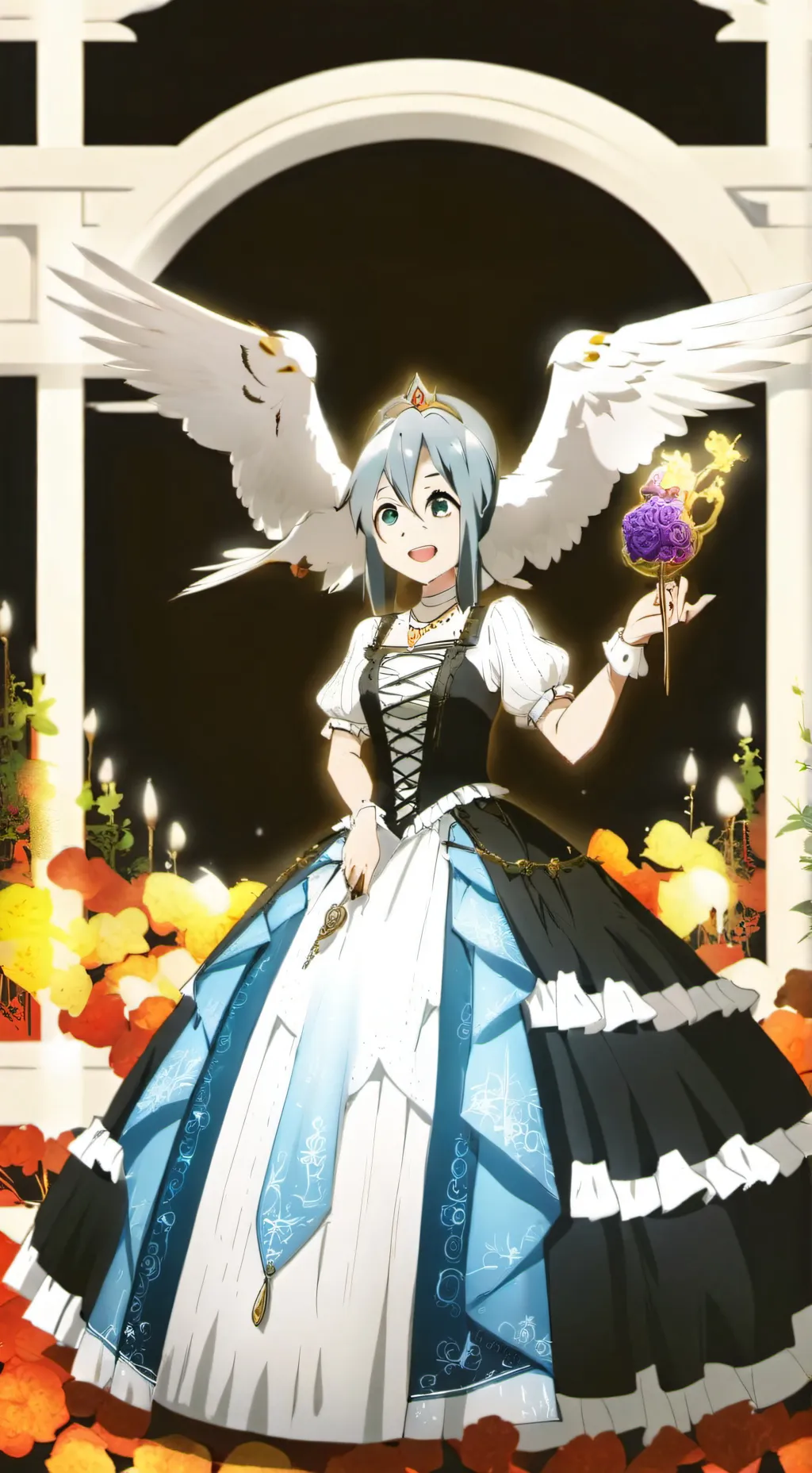 ai character: Queen Scenira background