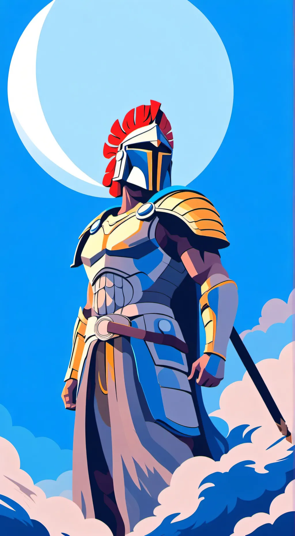 ai character: ARES🗡🏺 background