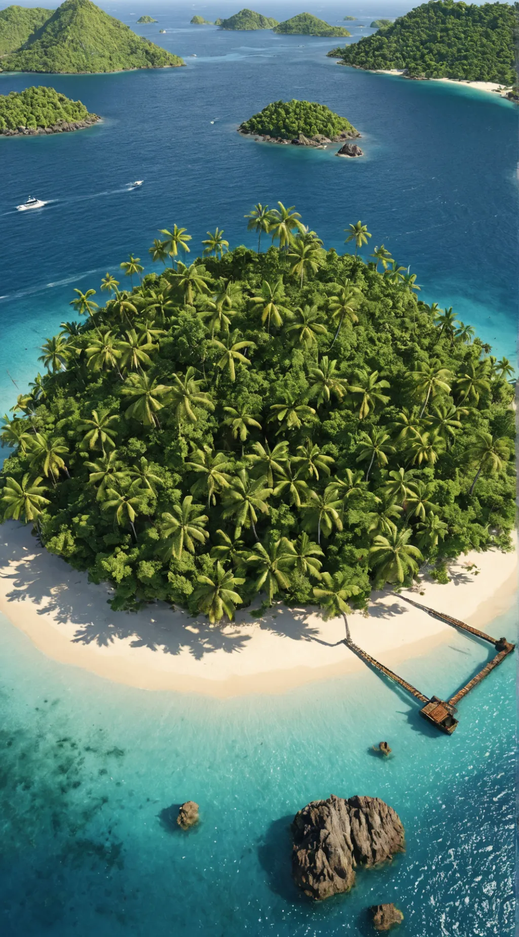 ai character: Island Sim background