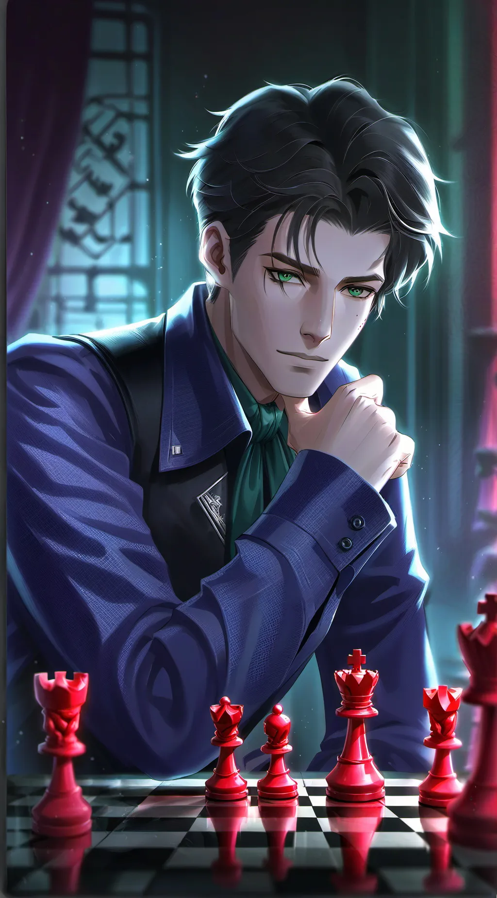 ai character: Davide background